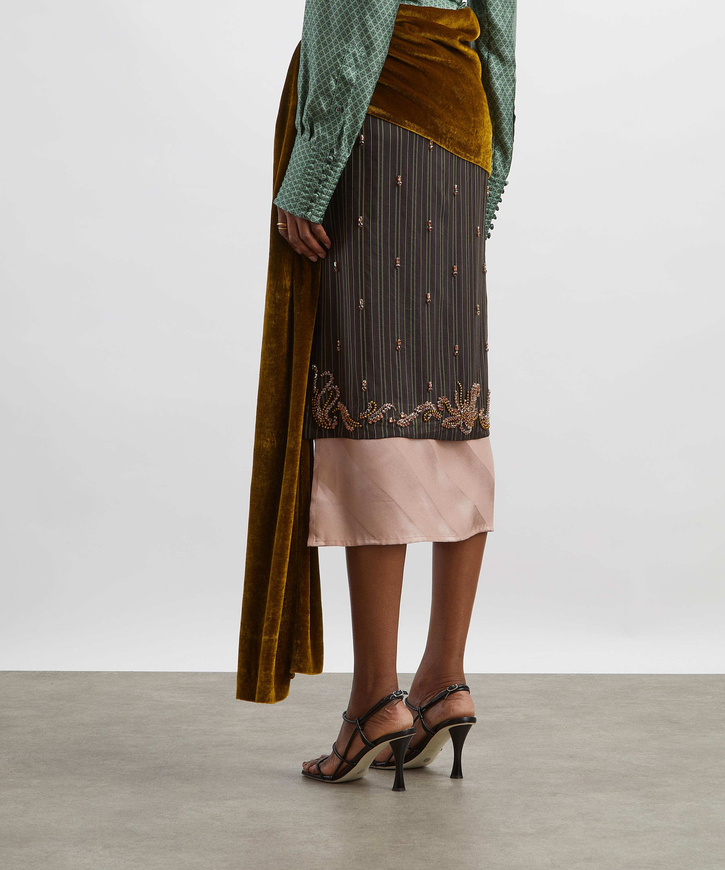 Dries Van Noten - Senice Layered Midi Skirt image number 3