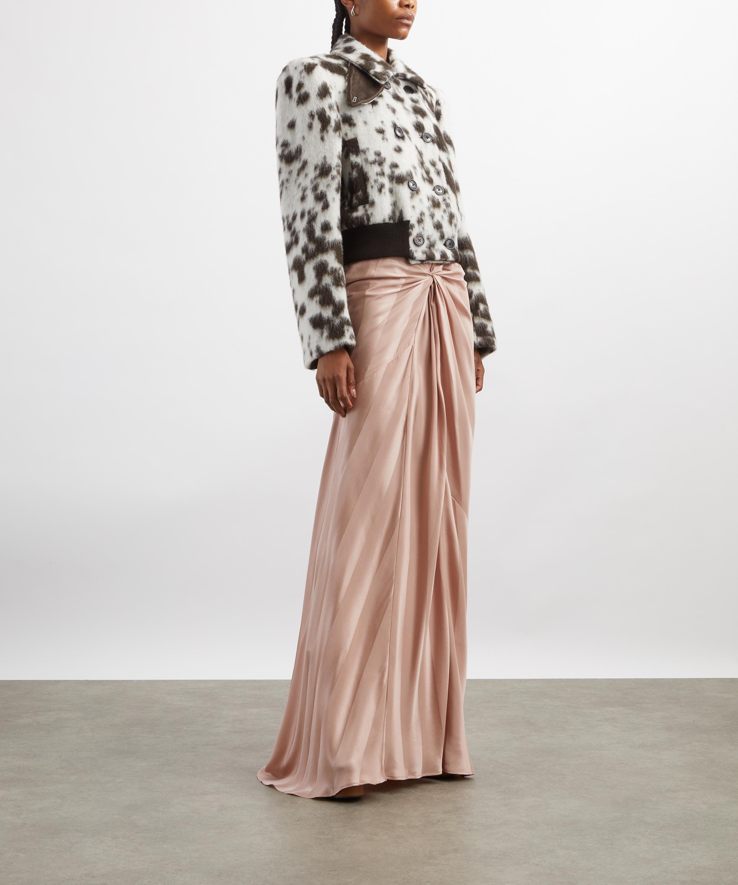 Dries Van Noten - Smila Ruched Silk Maxi Skirt image number 1