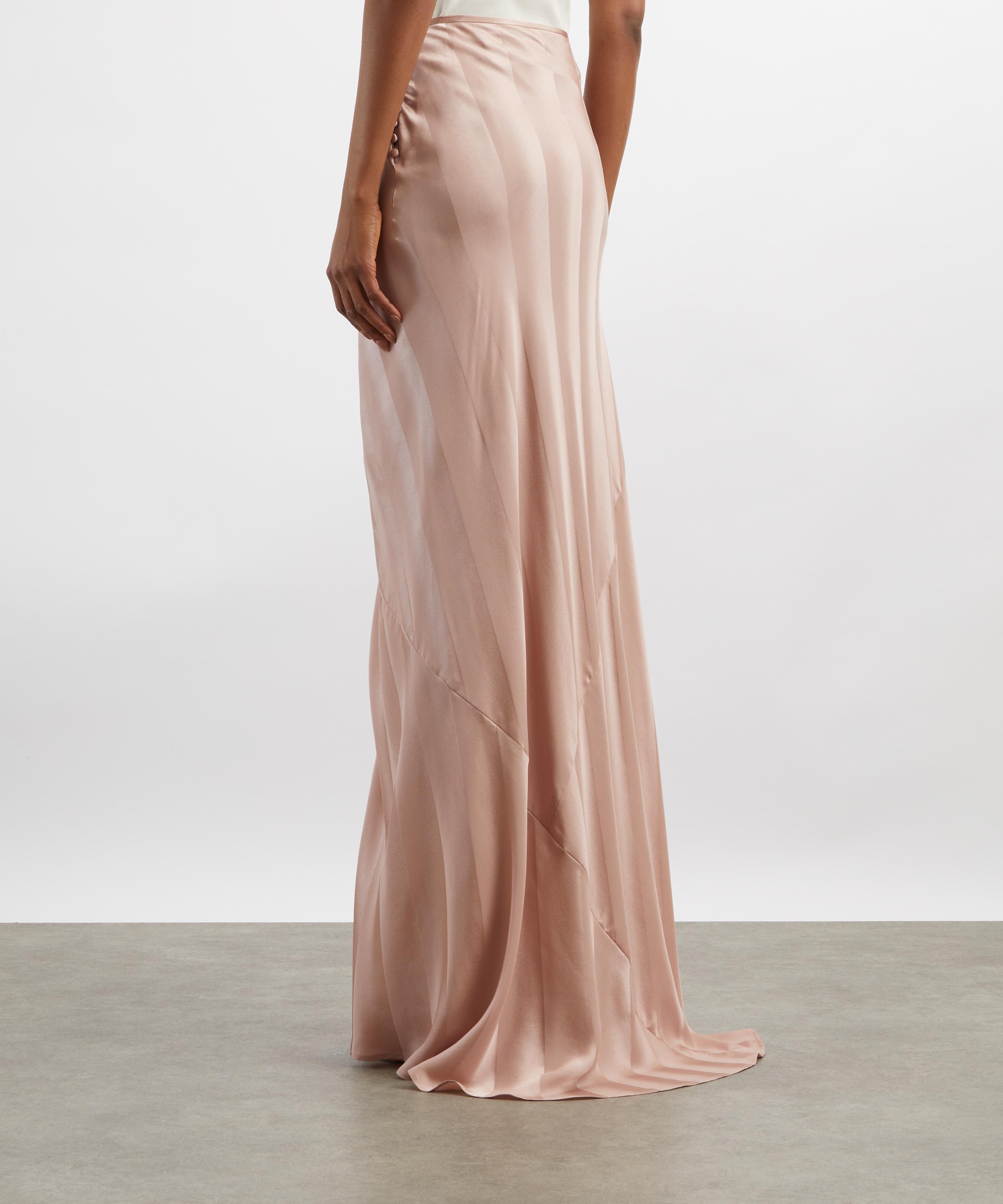 Dries Van Noten - Smila Ruched Silk Maxi Skirt image number 3