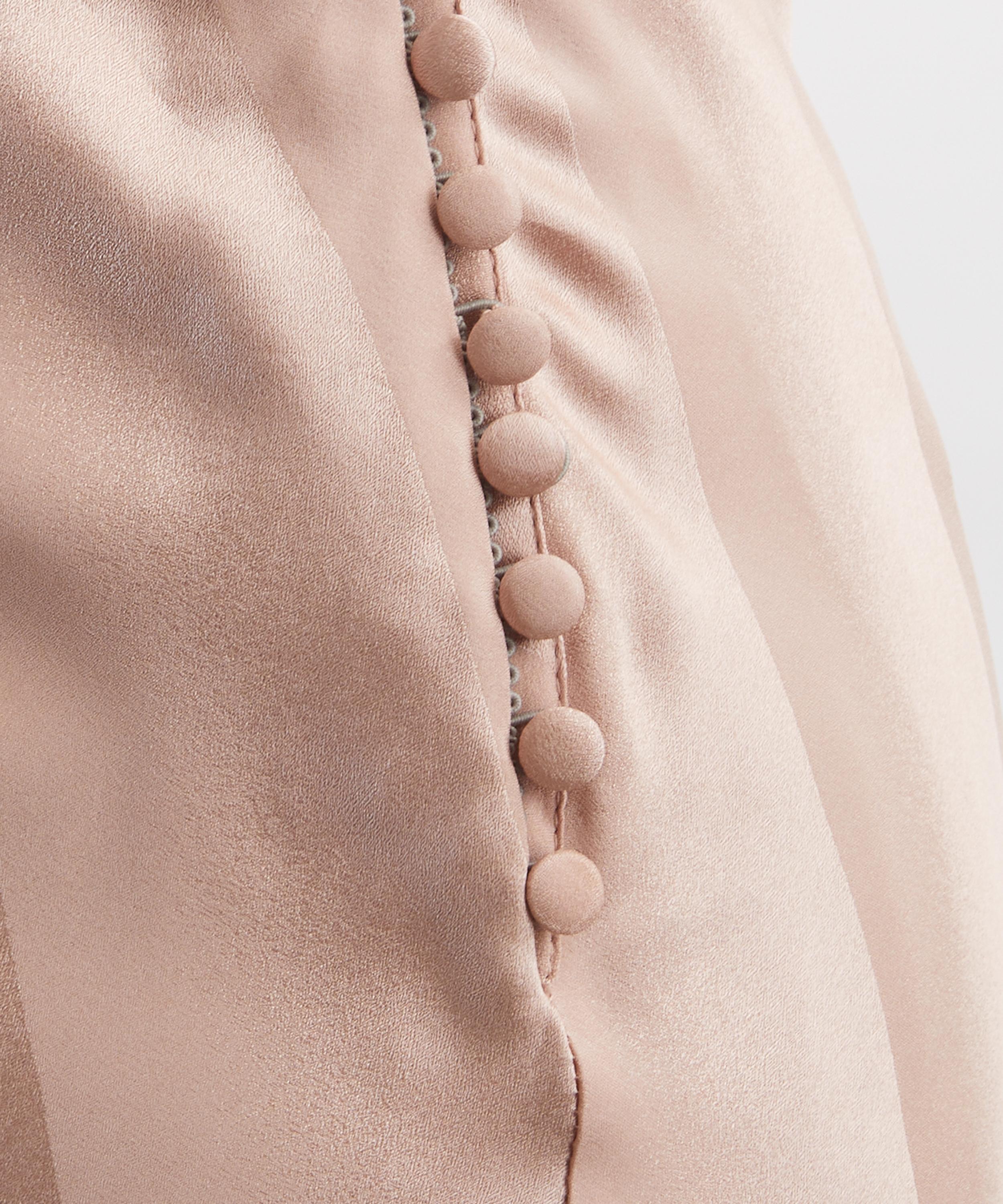 Dries Van Noten - Smila Ruched Silk Maxi Skirt image number 4