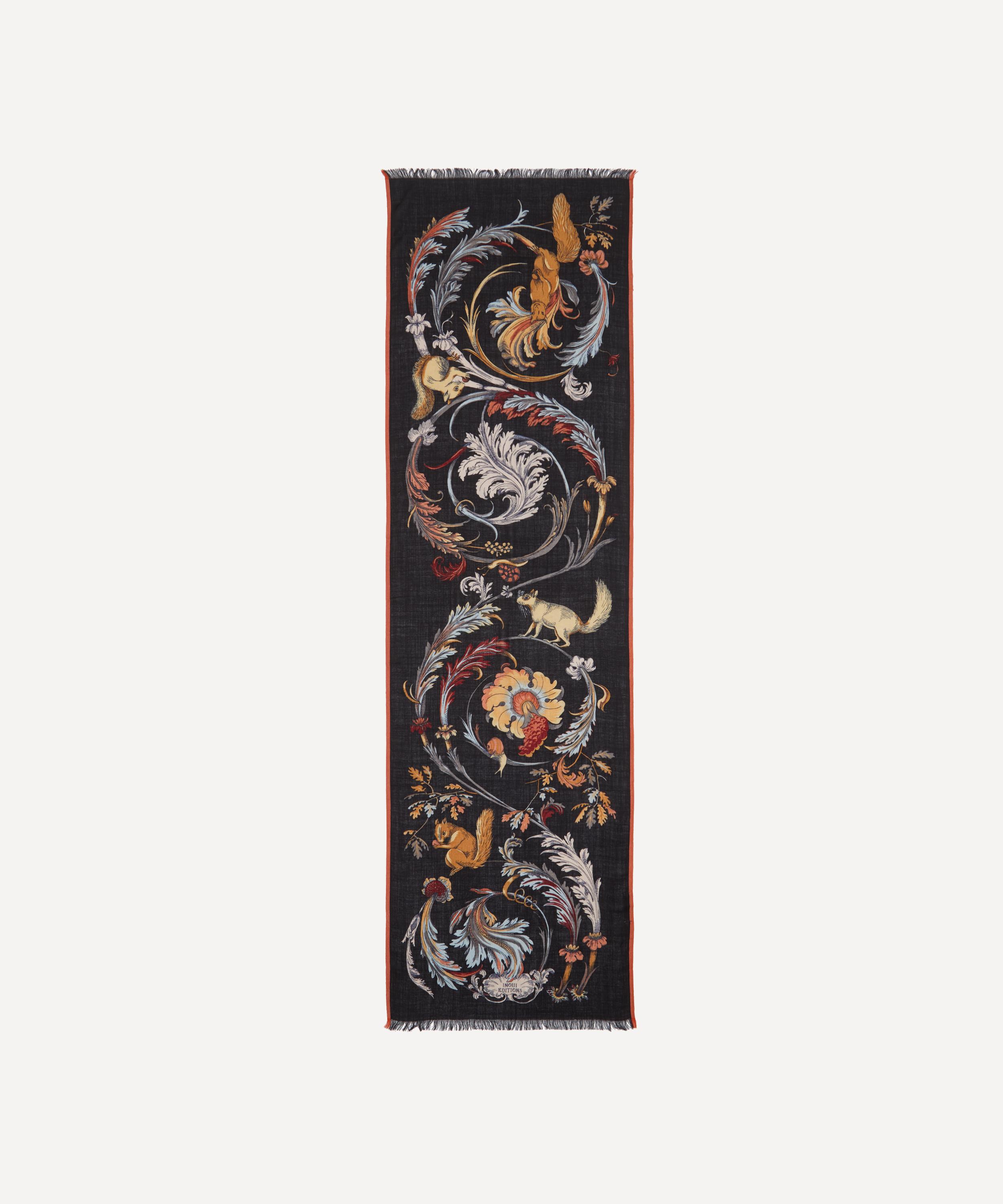 Inoui Editions - Rococo Print Wool Scarf image number 1