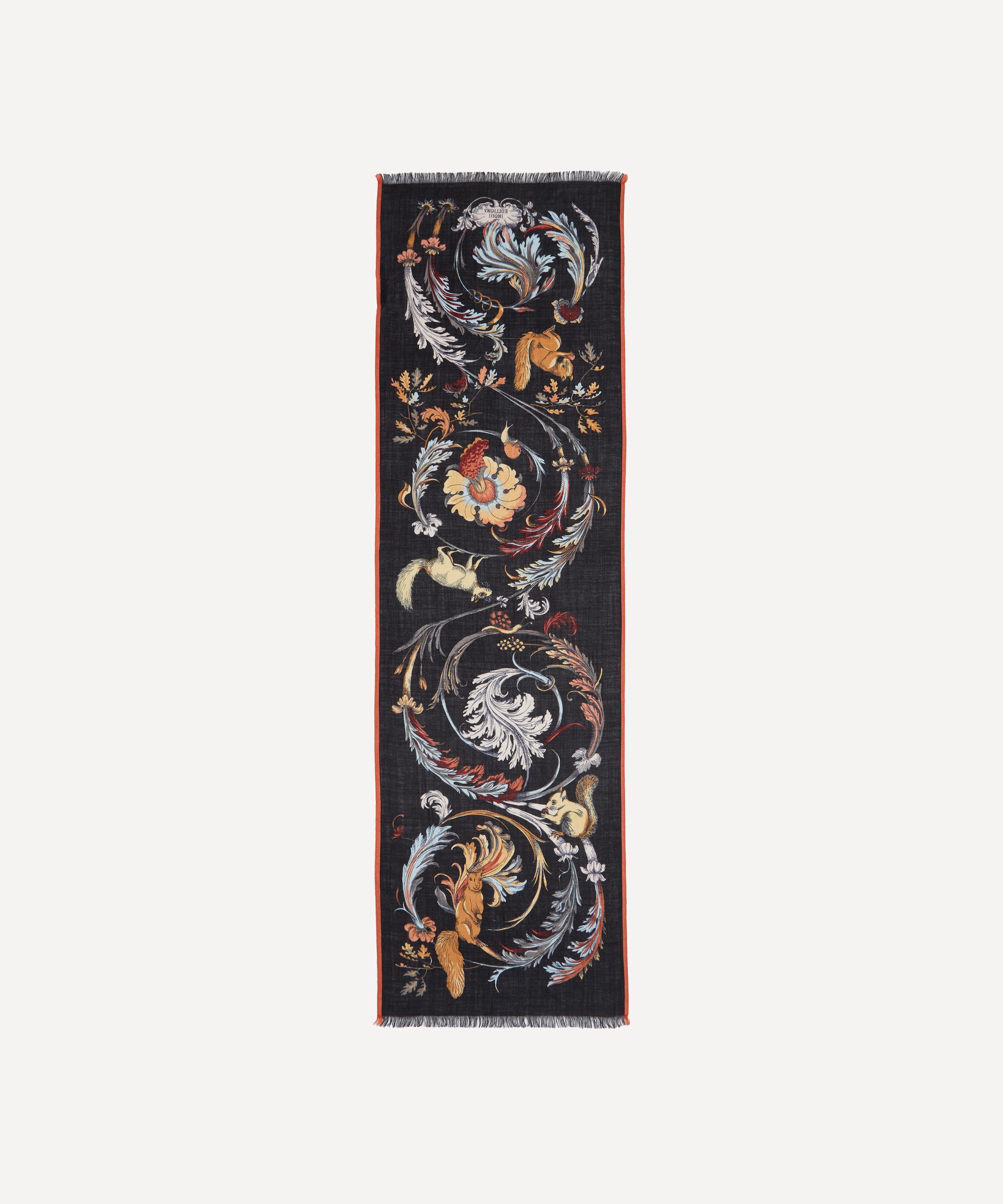 Inoui Editions - Rococo Print Wool Scarf image number 1
