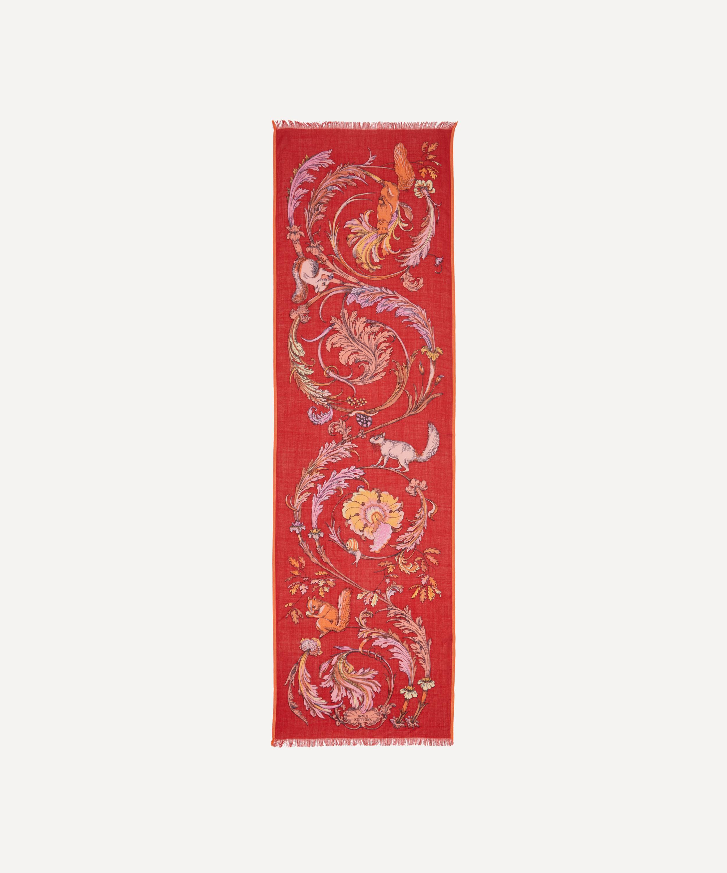 Inoui Editions - Rococo Print Wool Scarf image number 1
