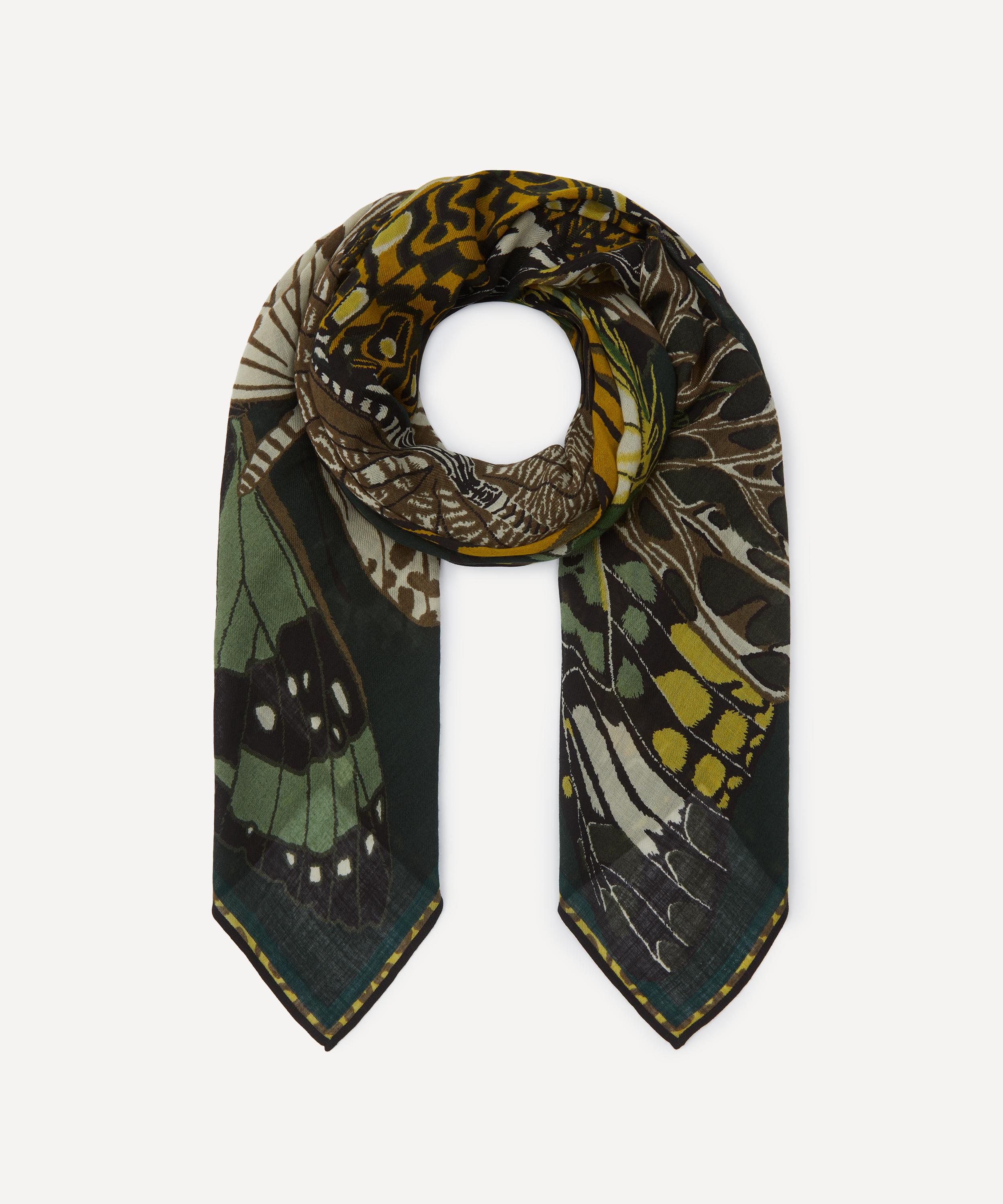 Inoui Editions - Papillons Print Wool Square Scarf