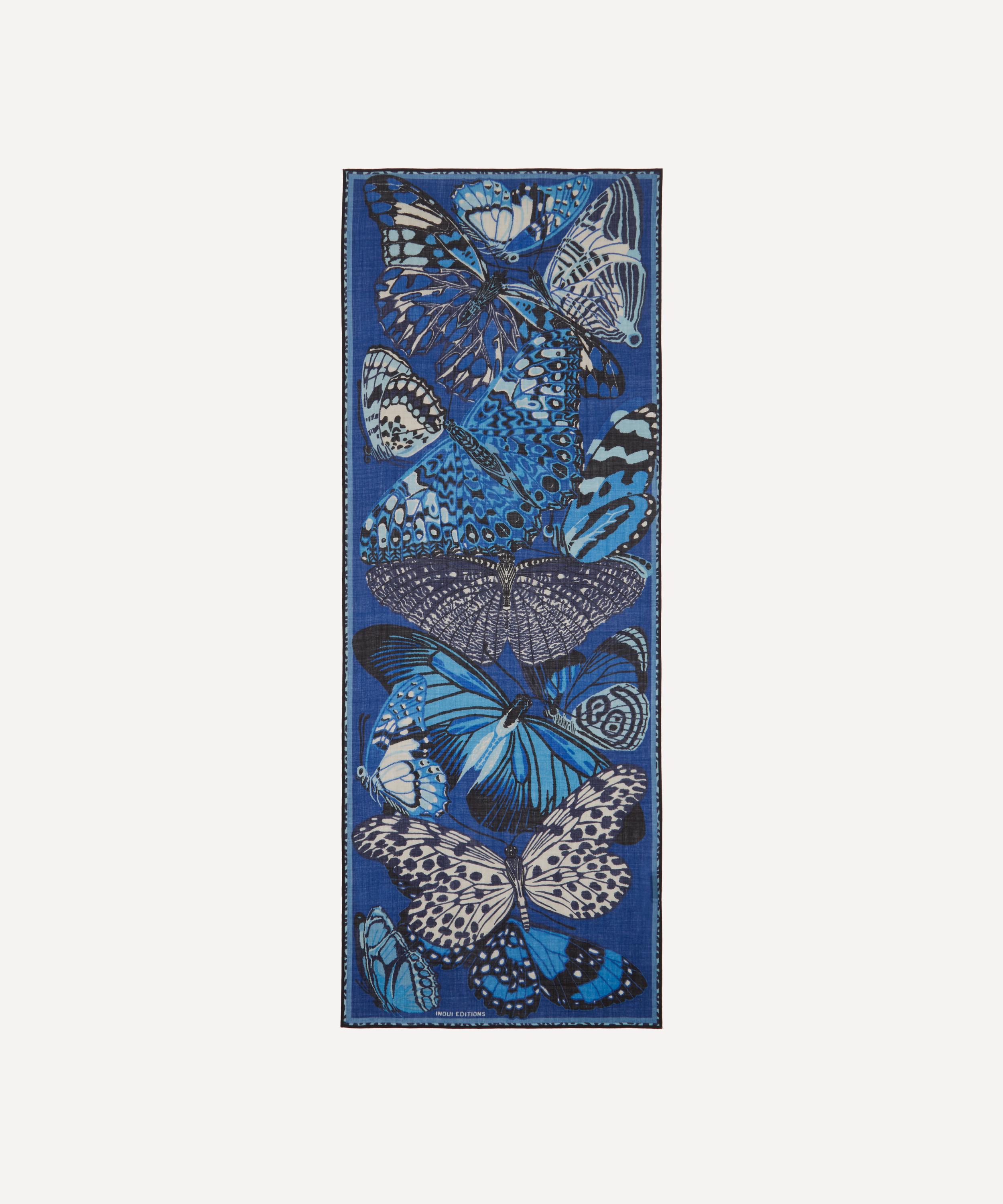 Inoui Editions - Papillons Print Wool Scarf image number 1