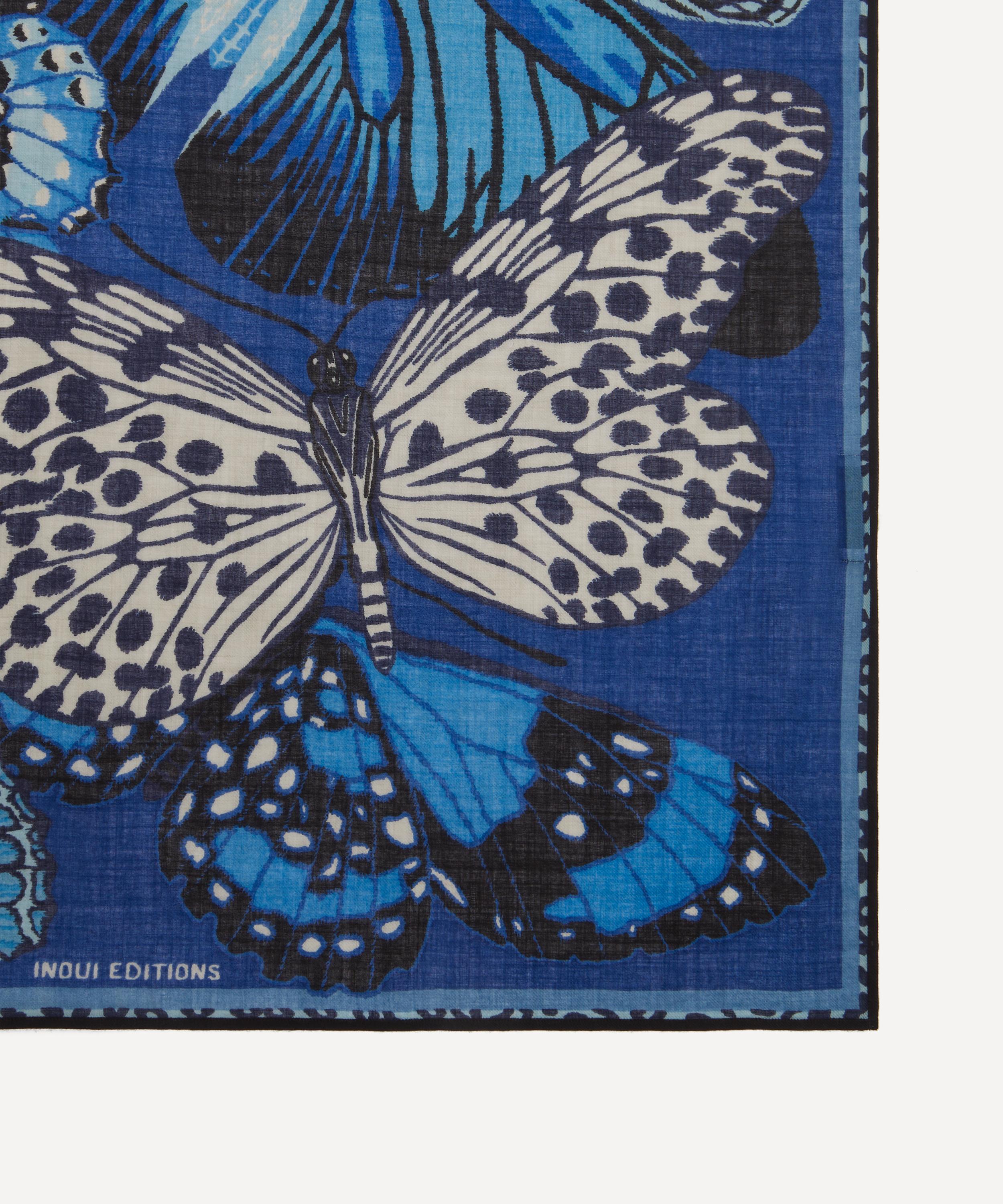 Inoui Editions - Papillons Print Wool Scarf image number 2