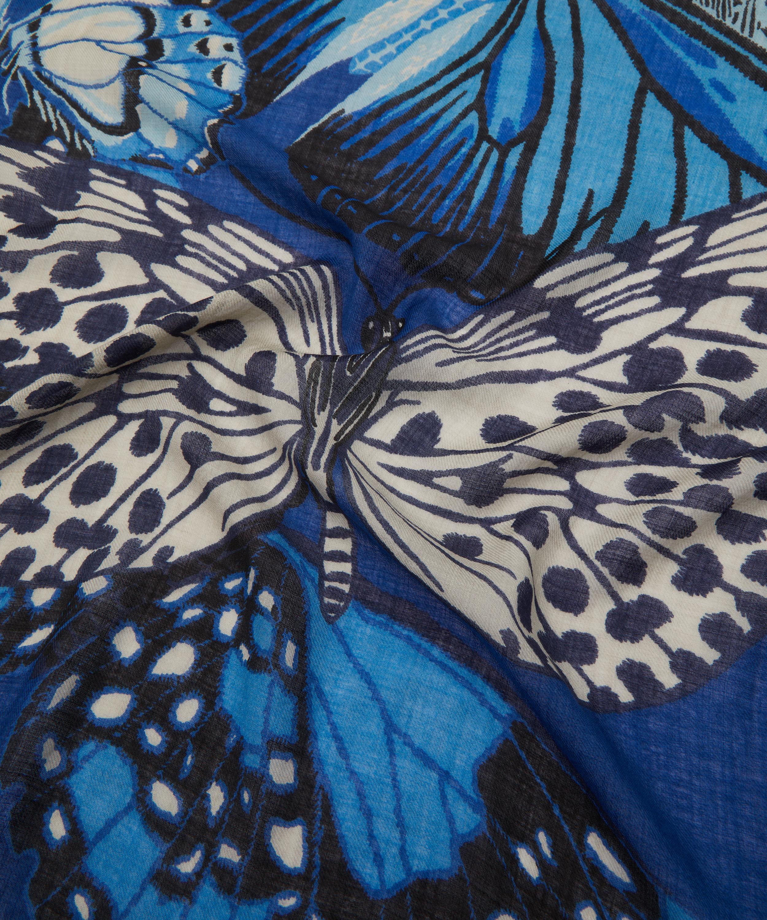 Inoui Editions - Papillons Print Wool Scarf image number 3