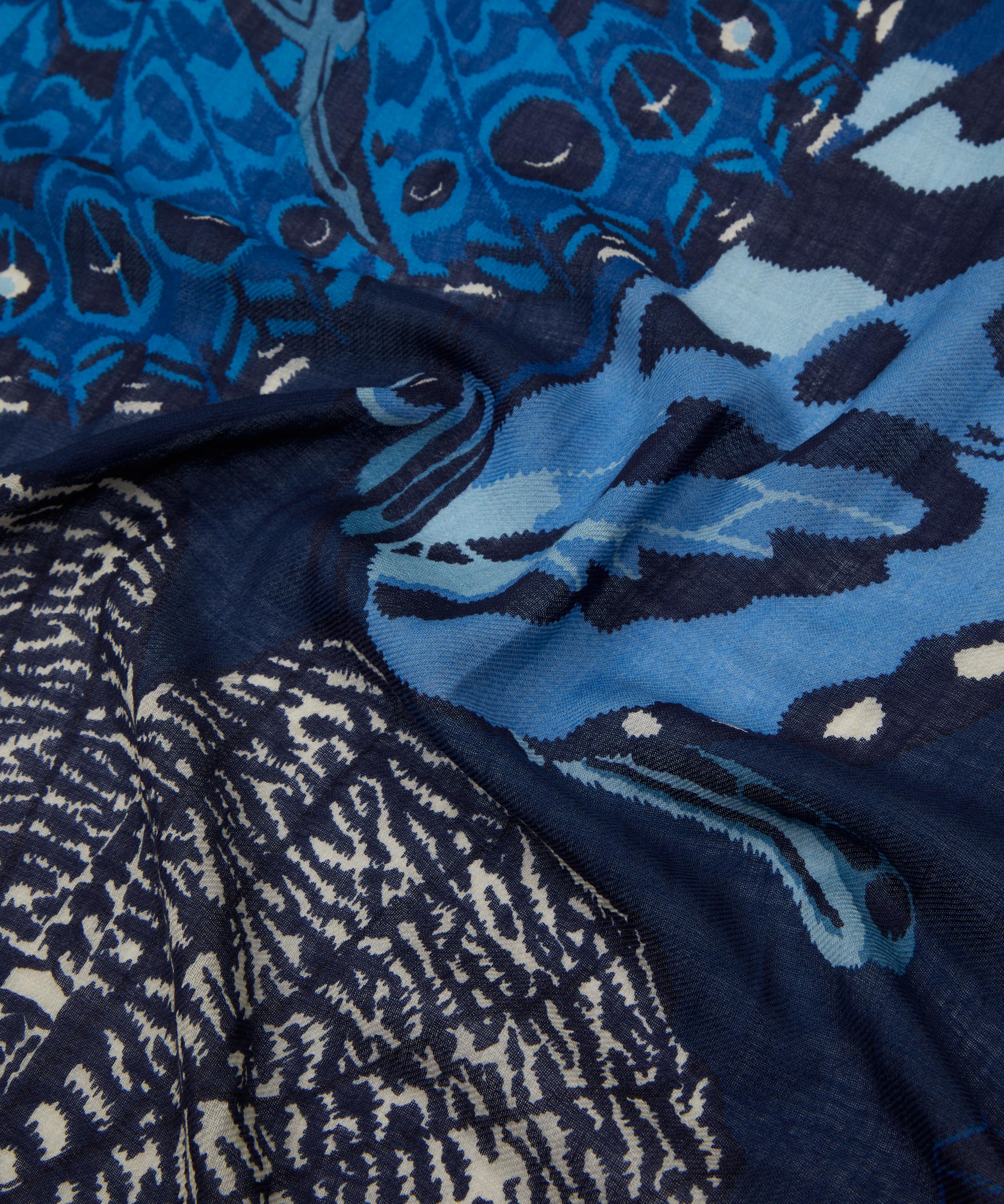 Inoui Editions - Papillons Print Wool Square Scarf image number 3