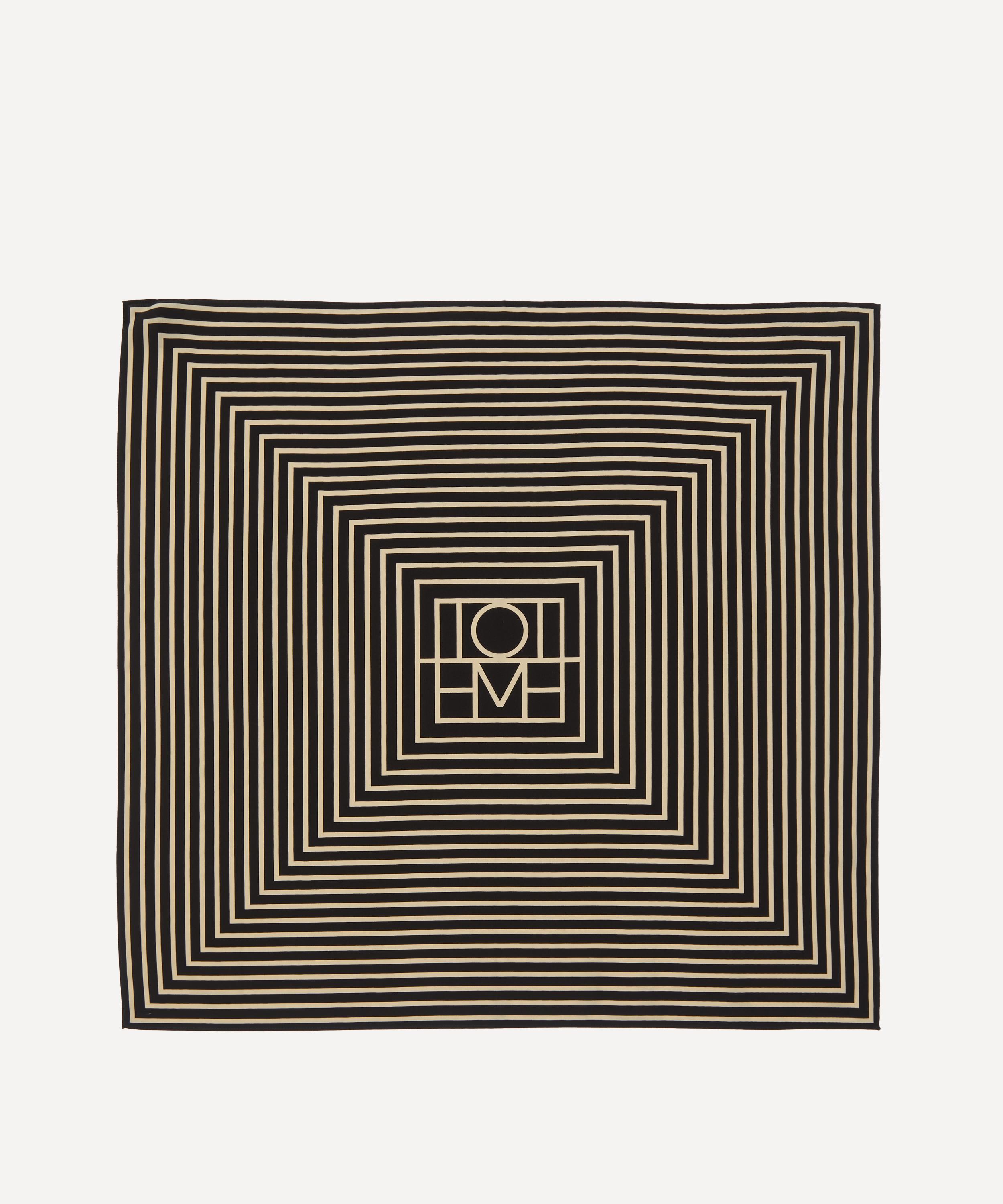 Toteme - Signature Monogram Silk Scarf image number 1