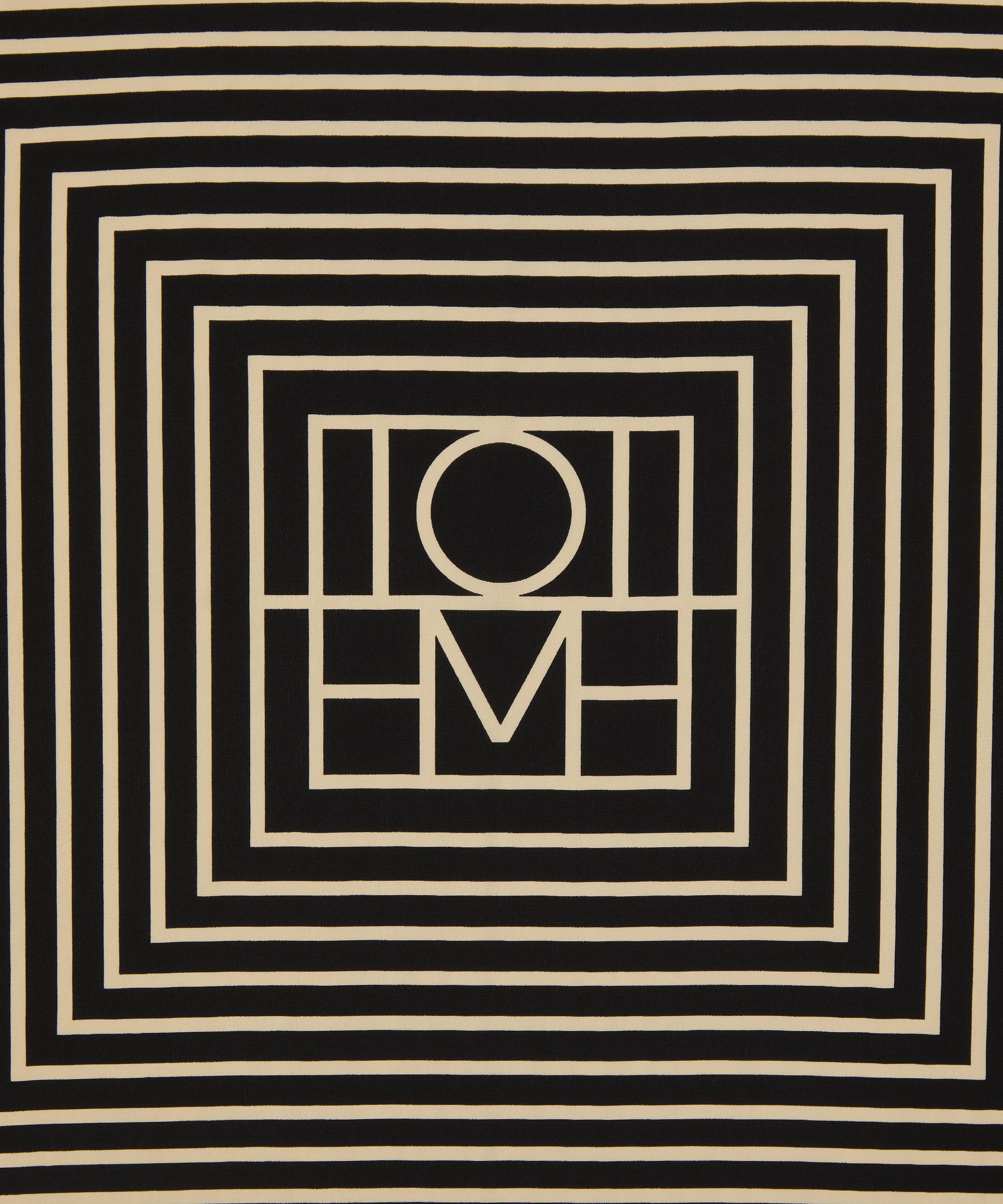 Toteme - Signature Monogram Silk Scarf image number 2