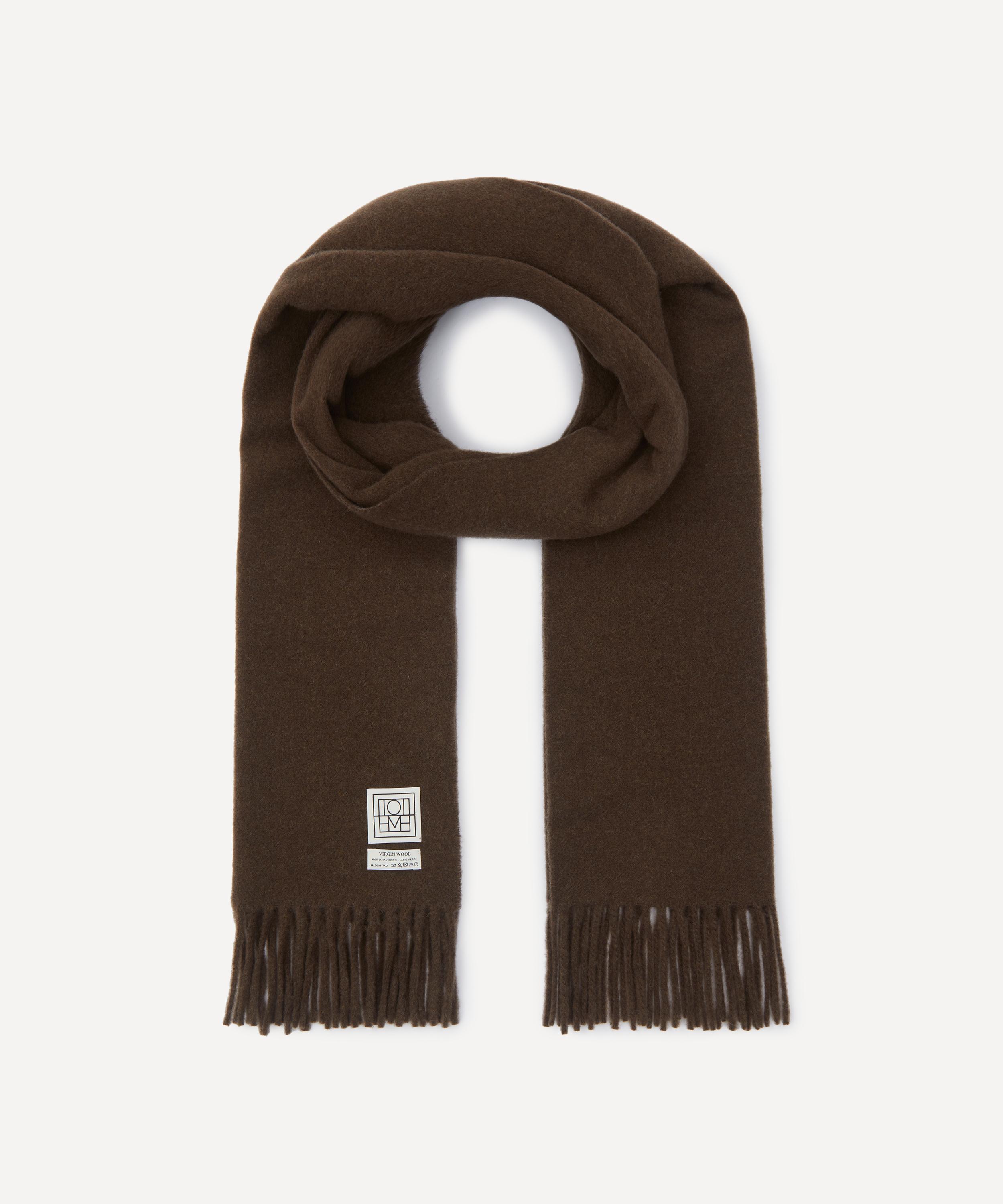 Toteme - Classic Wool Fringed Scarf image number 0