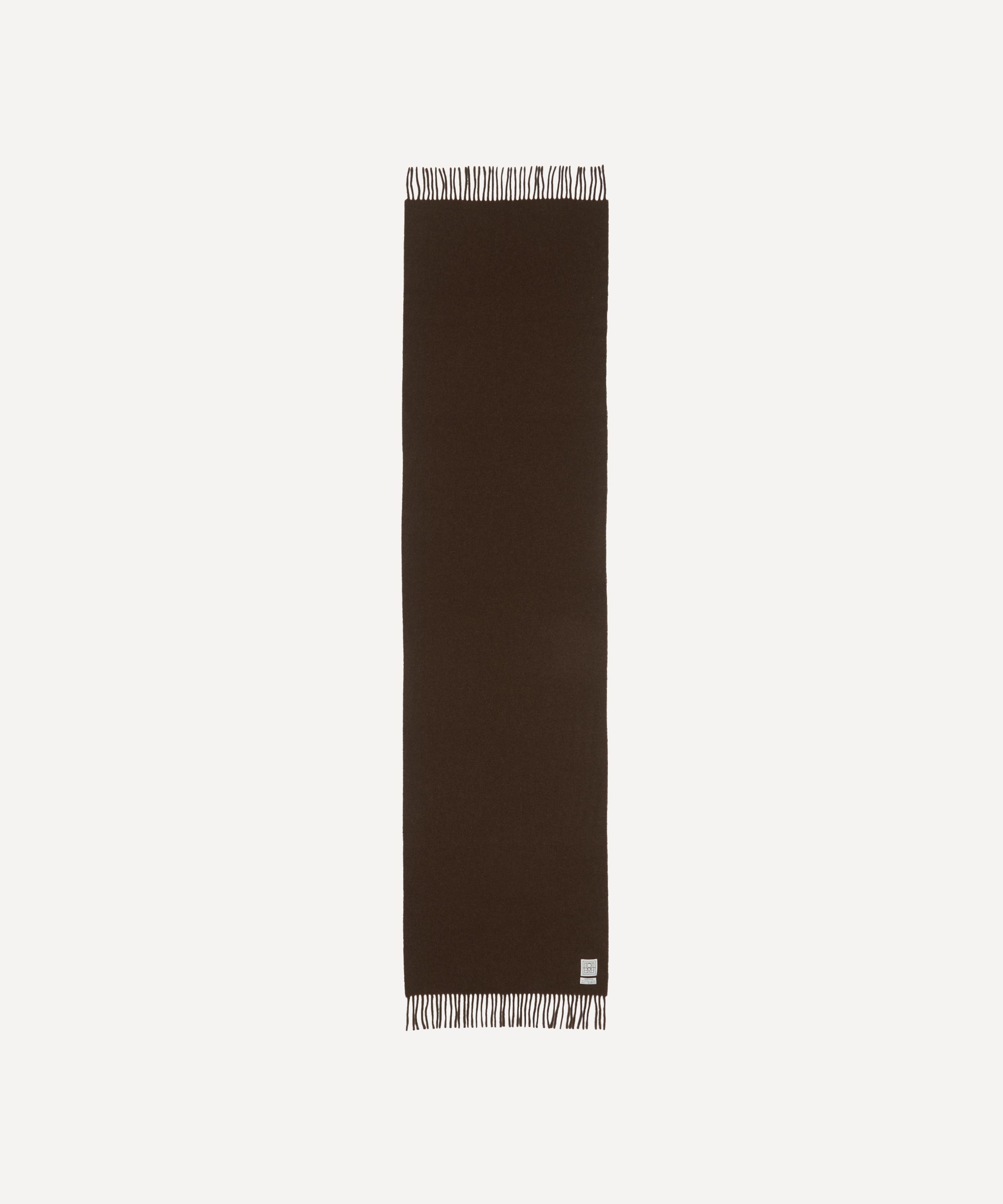 Toteme - Classic Wool Fringed Scarf image number 1