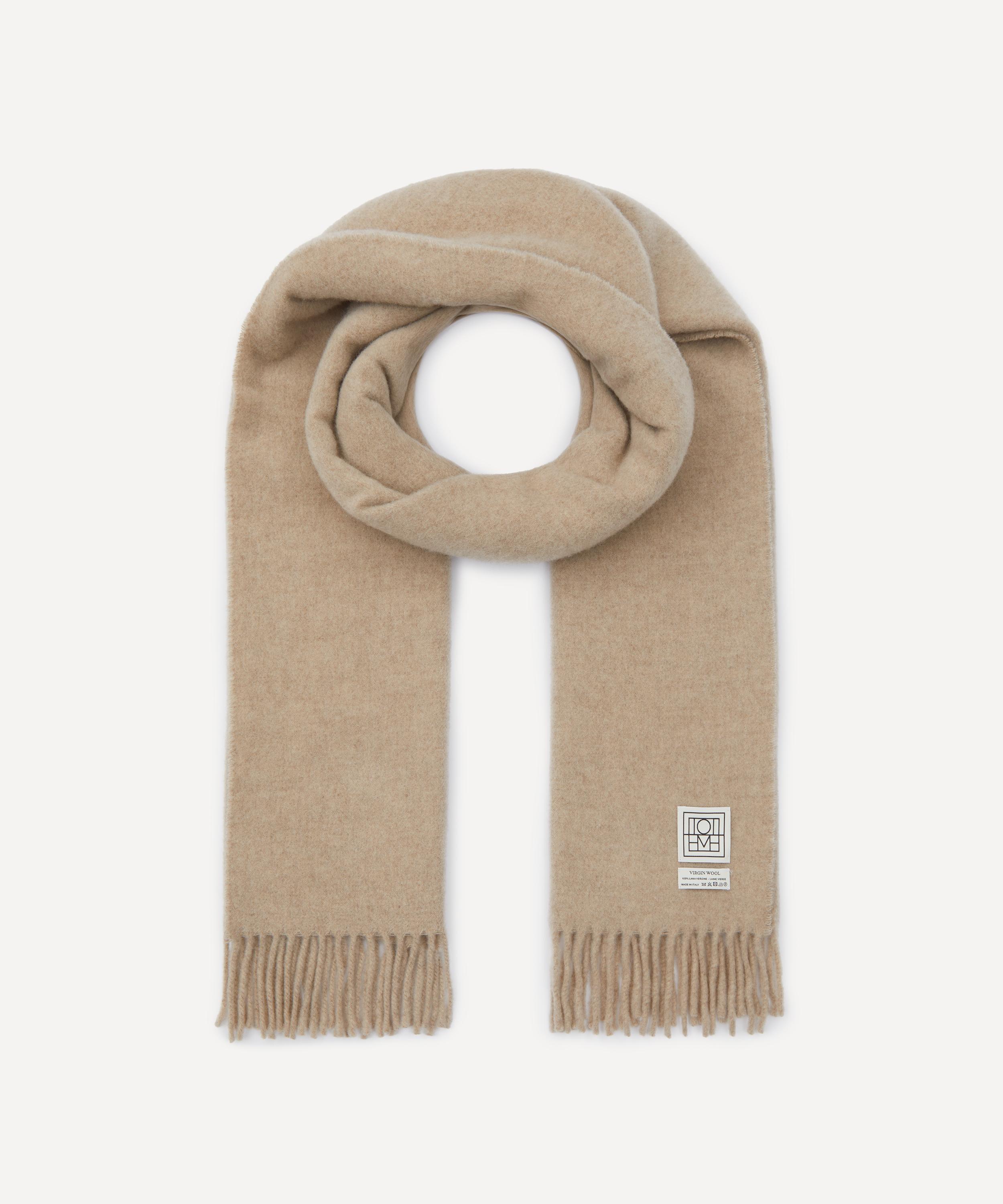 Toteme - Classic Wool Fringed Scarf image number 0
