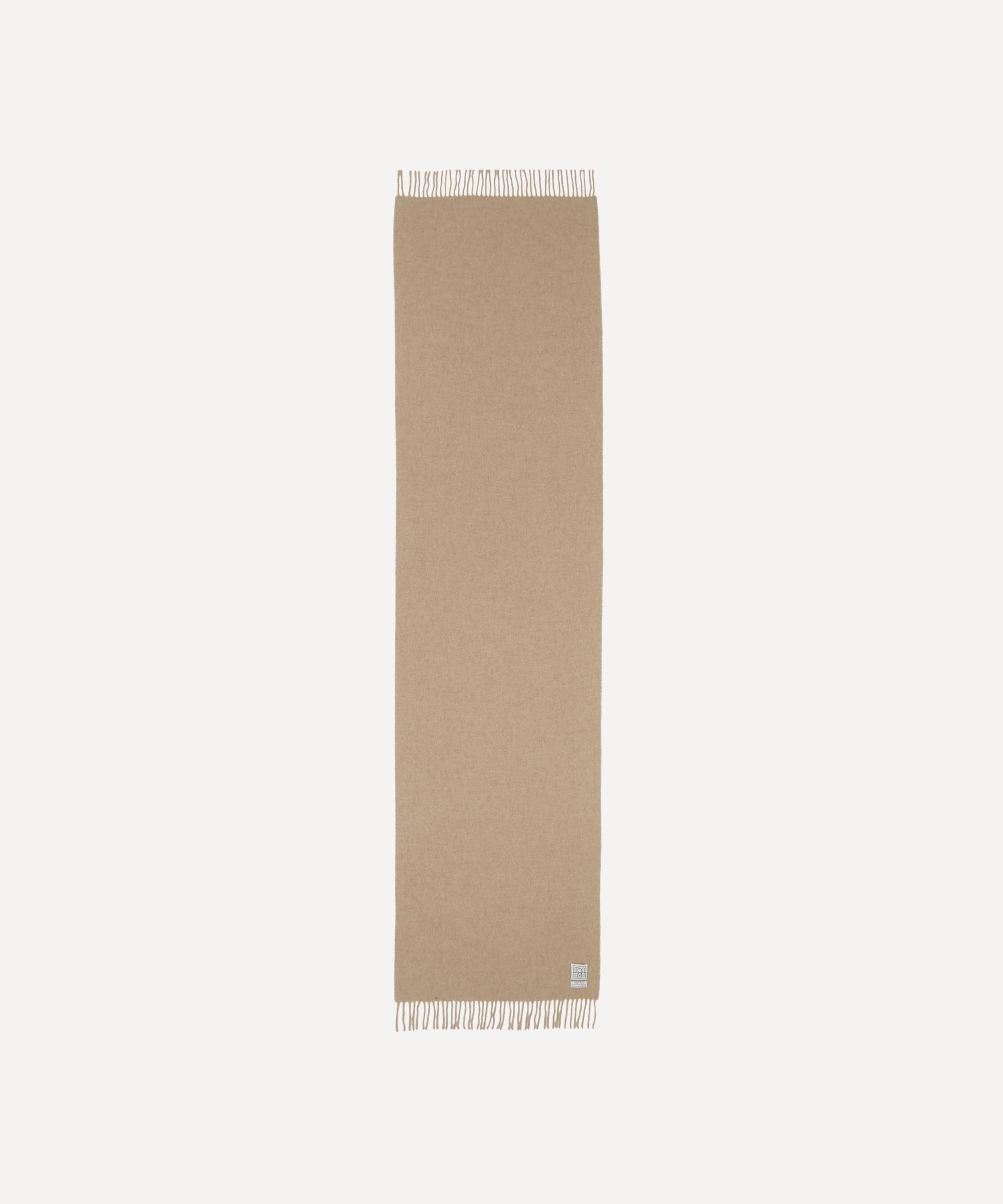 Toteme - Classic Wool Fringed Scarf image number 1