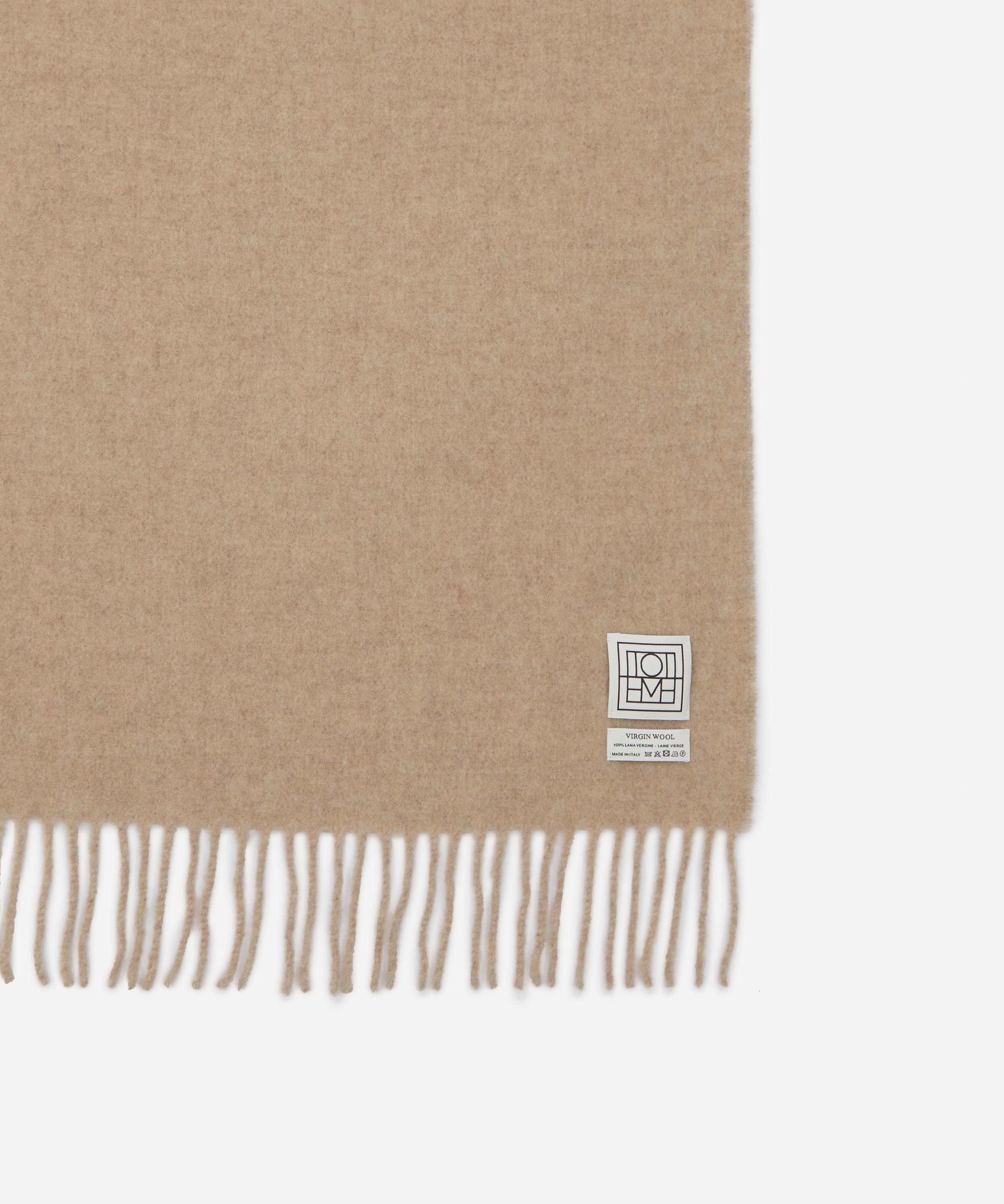 Toteme - Classic Wool Fringed Scarf image number 2