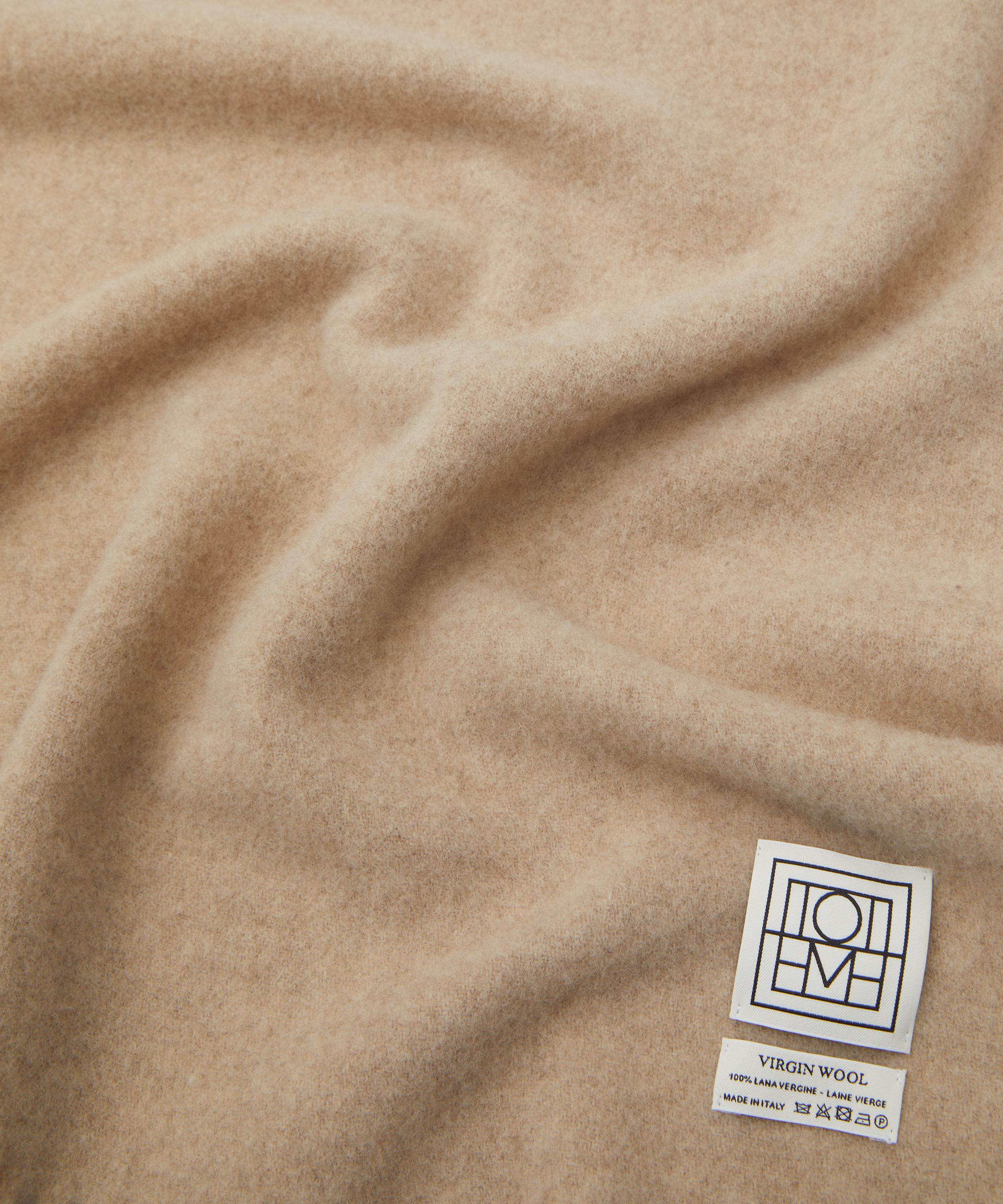 Toteme - Classic Wool Fringed Scarf image number 3