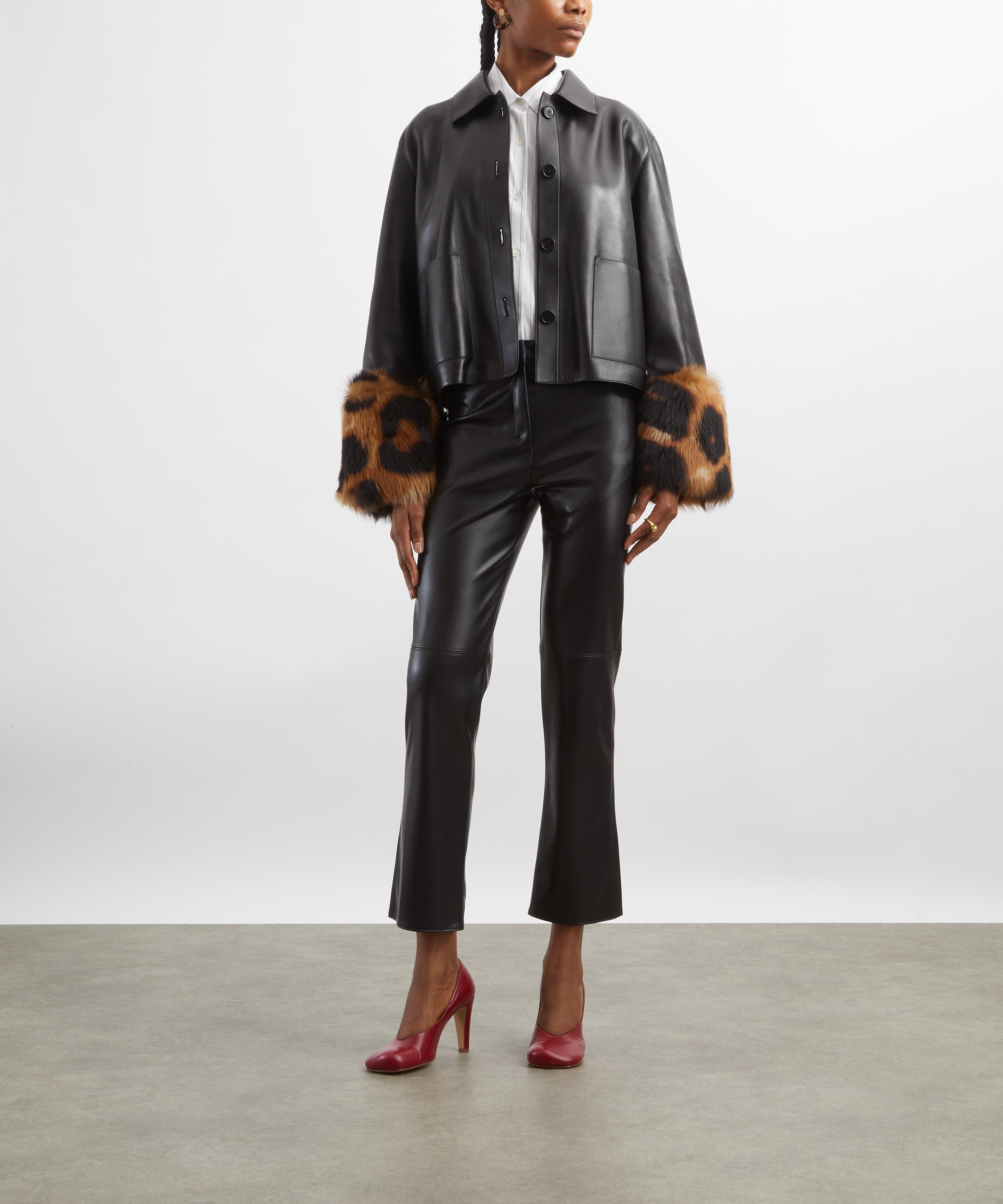 Loewe - Turn-Up Nappa Leather Jacket image number 1