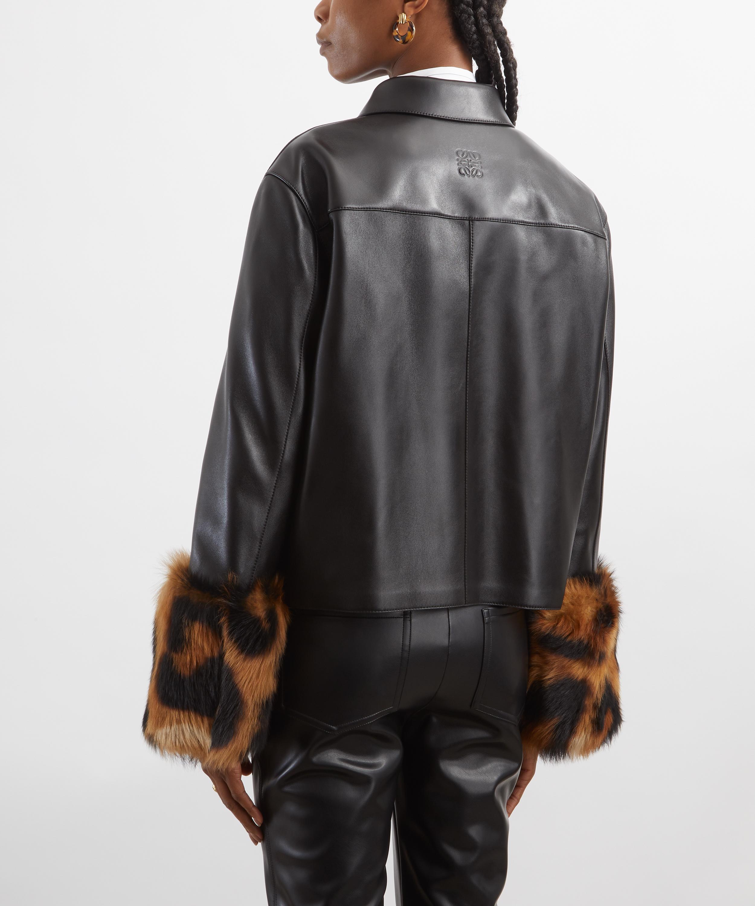 Loewe - Turn-Up Nappa Leather Jacket image number 3