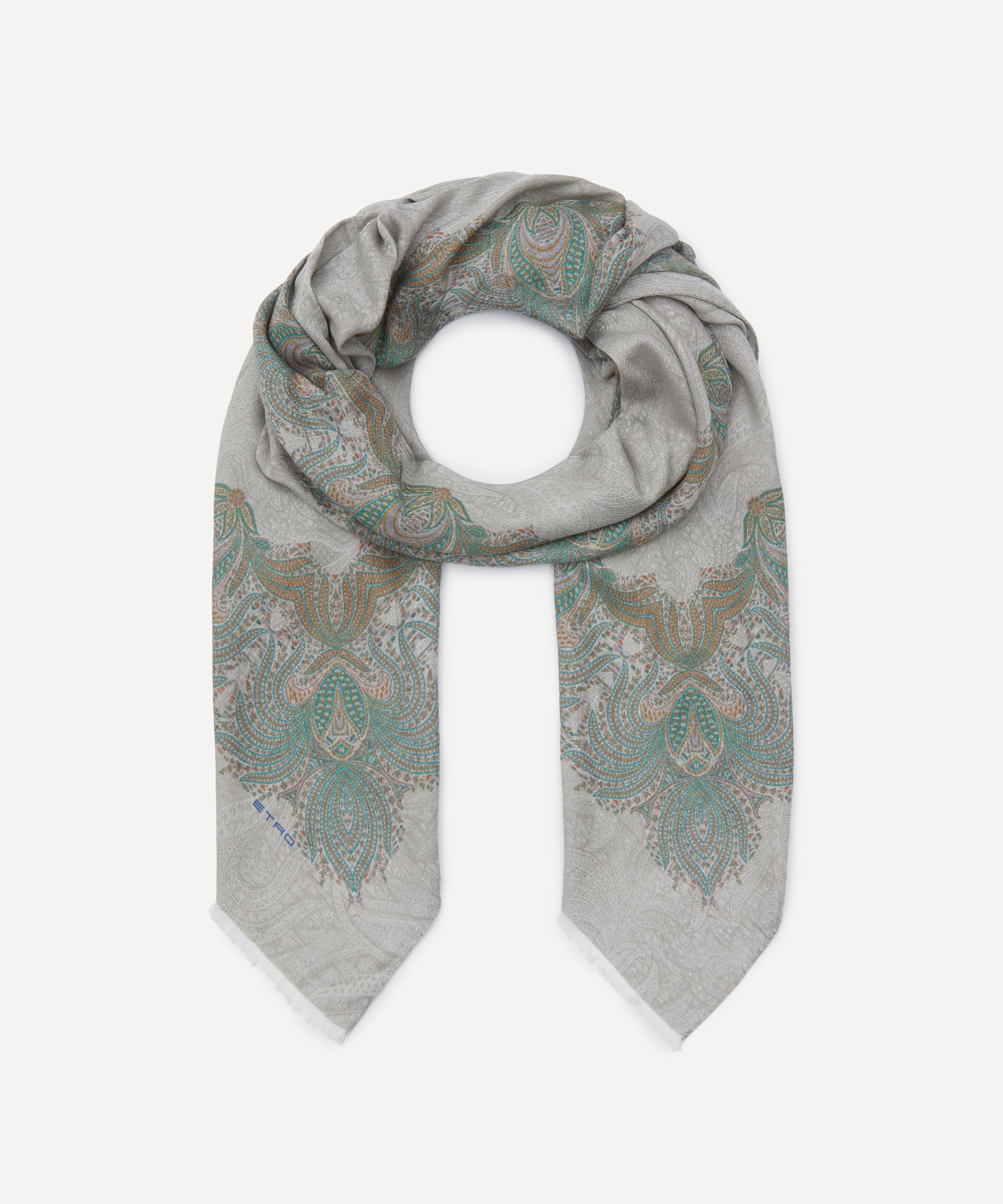 Etro - Orfeo Paisley Jacquard Cotton-Blend Scarf