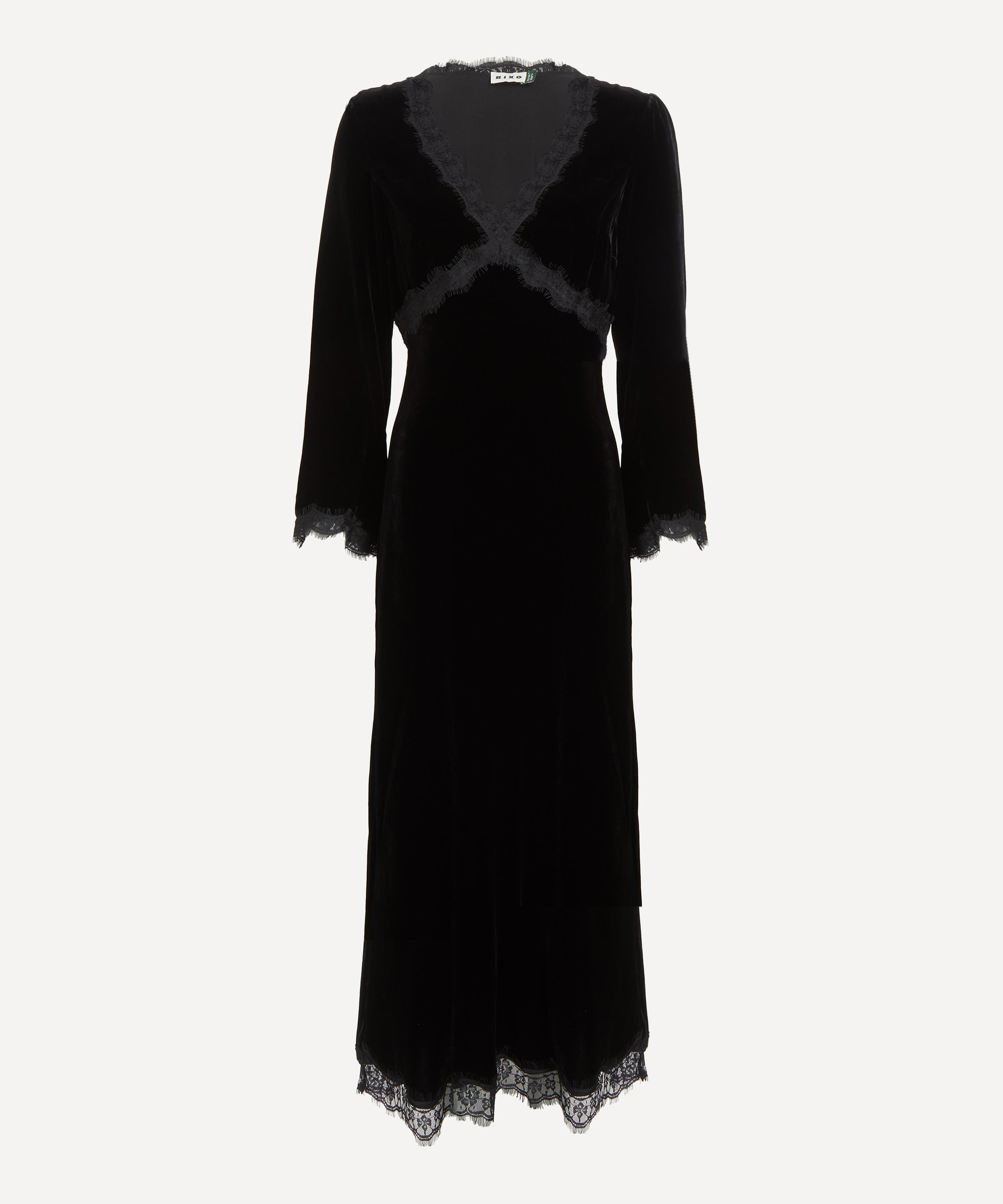 RIXO - Alessi Velvet Dress  image number 0