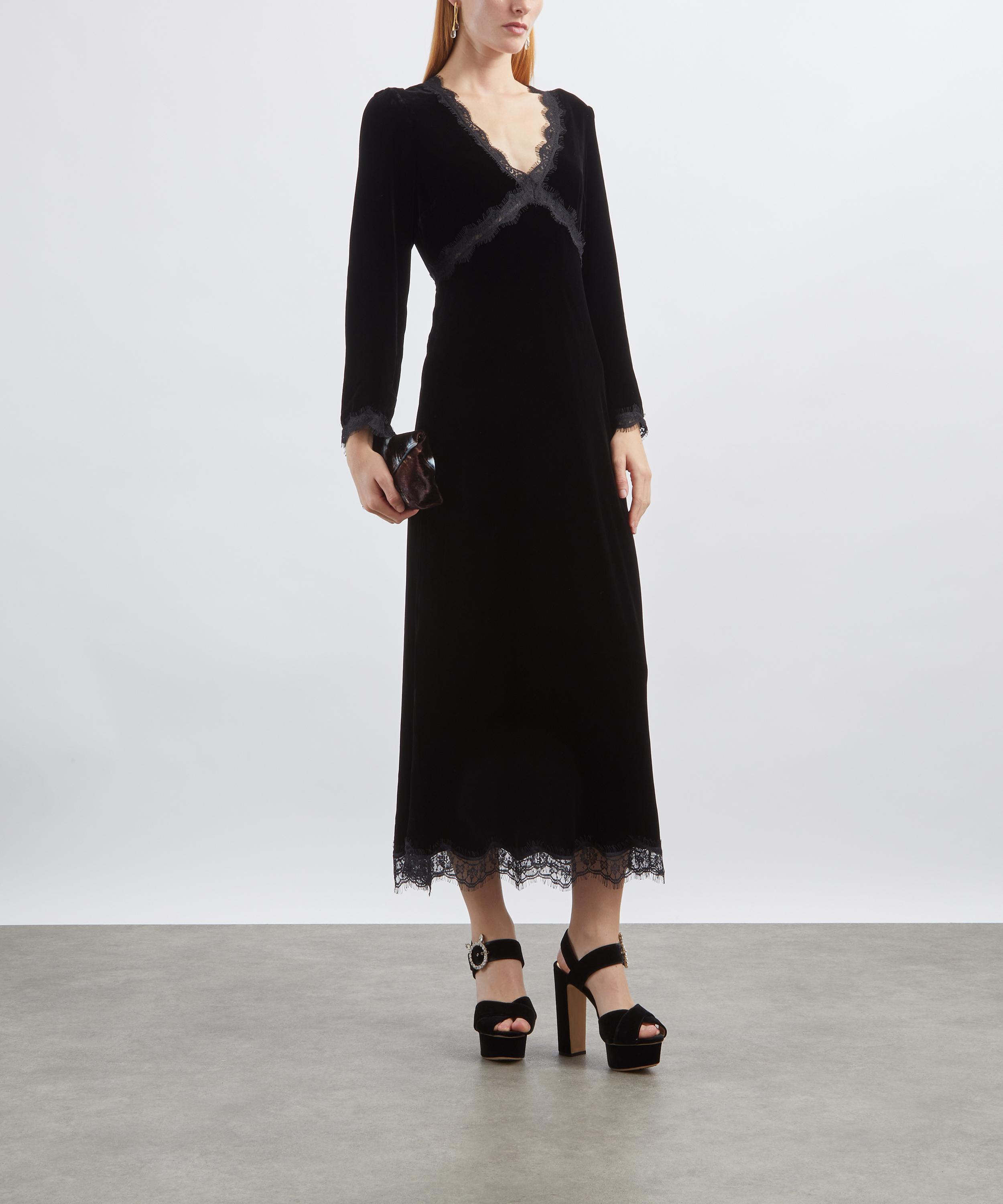 RIXO - Alessi Velvet Dress  image number 1