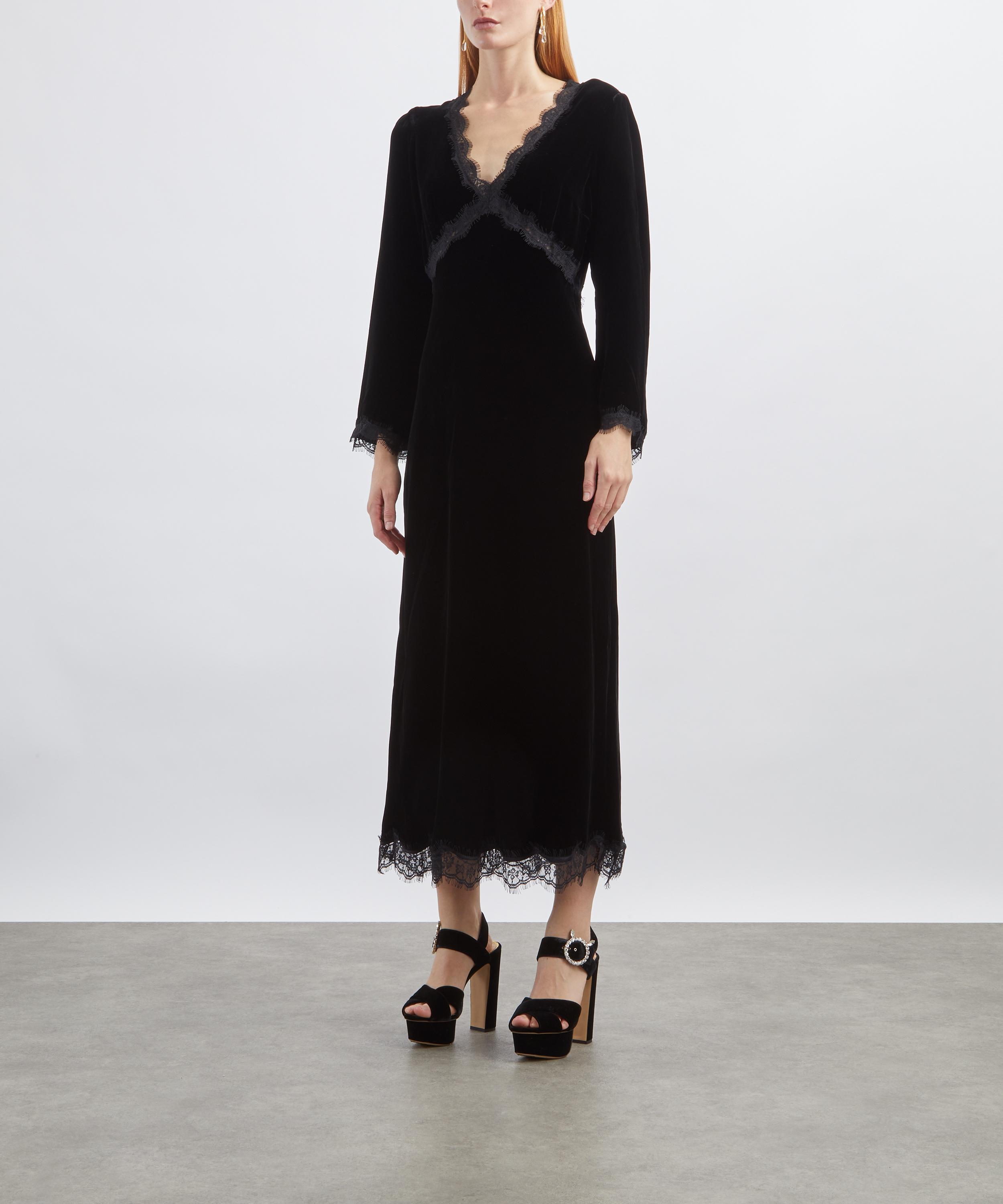 RIXO - Alessi Velvet Dress  image number 2