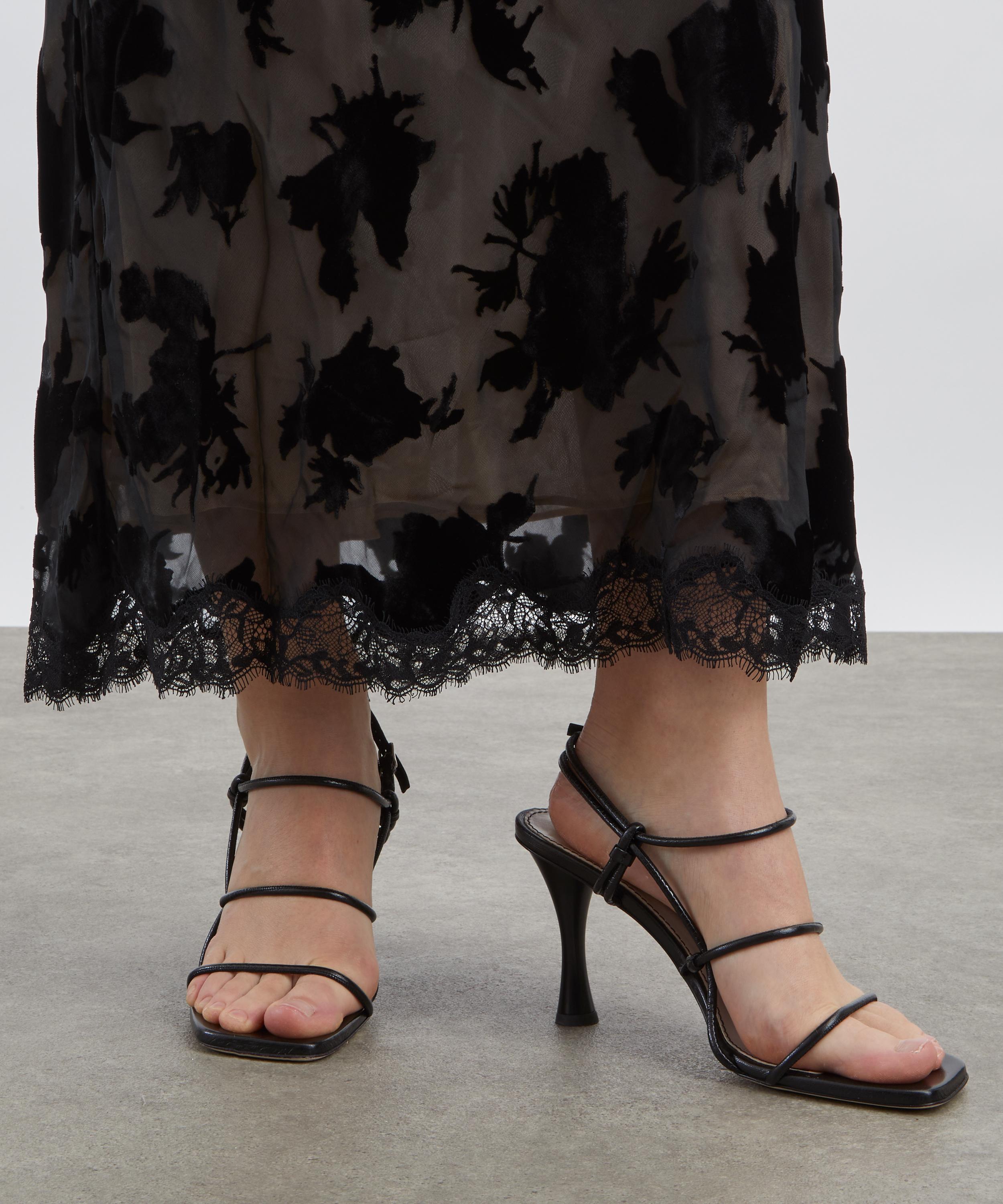 RIXO - Harlan Silk-Velvet Devoré Dress  image number 4