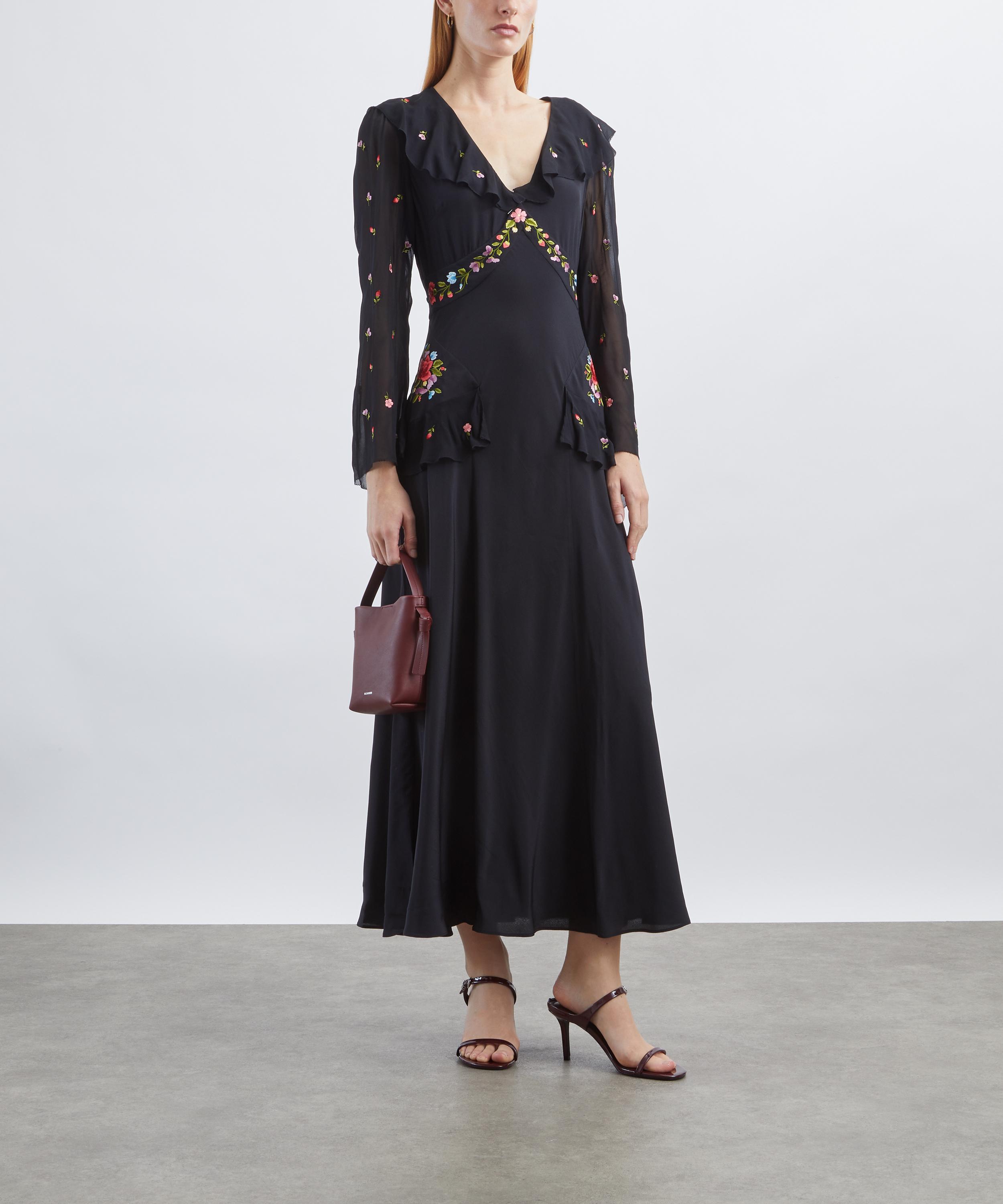 RIXO - Cedar Silk Dress  image number 1