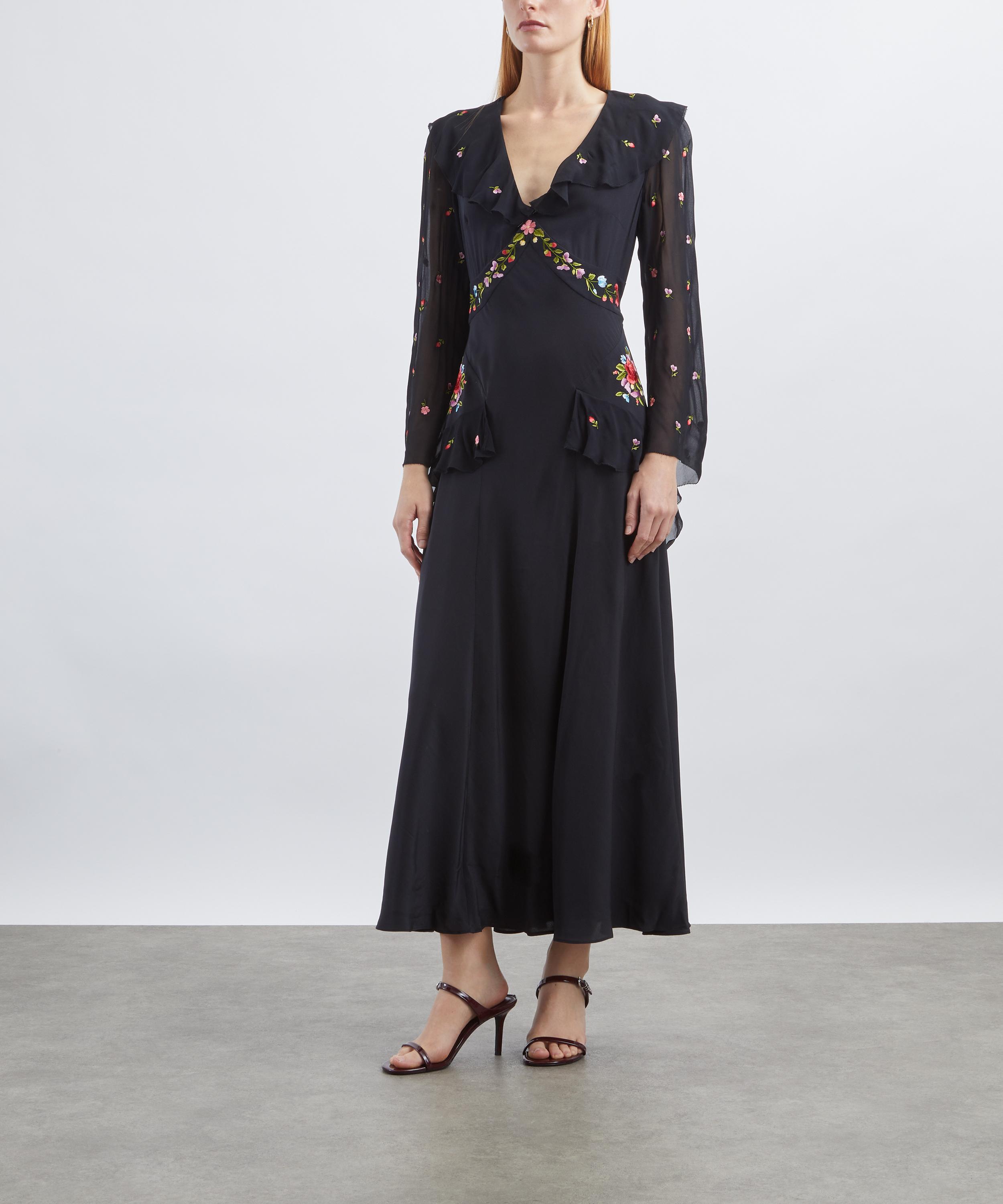 RIXO - Cedar Silk Dress  image number 2