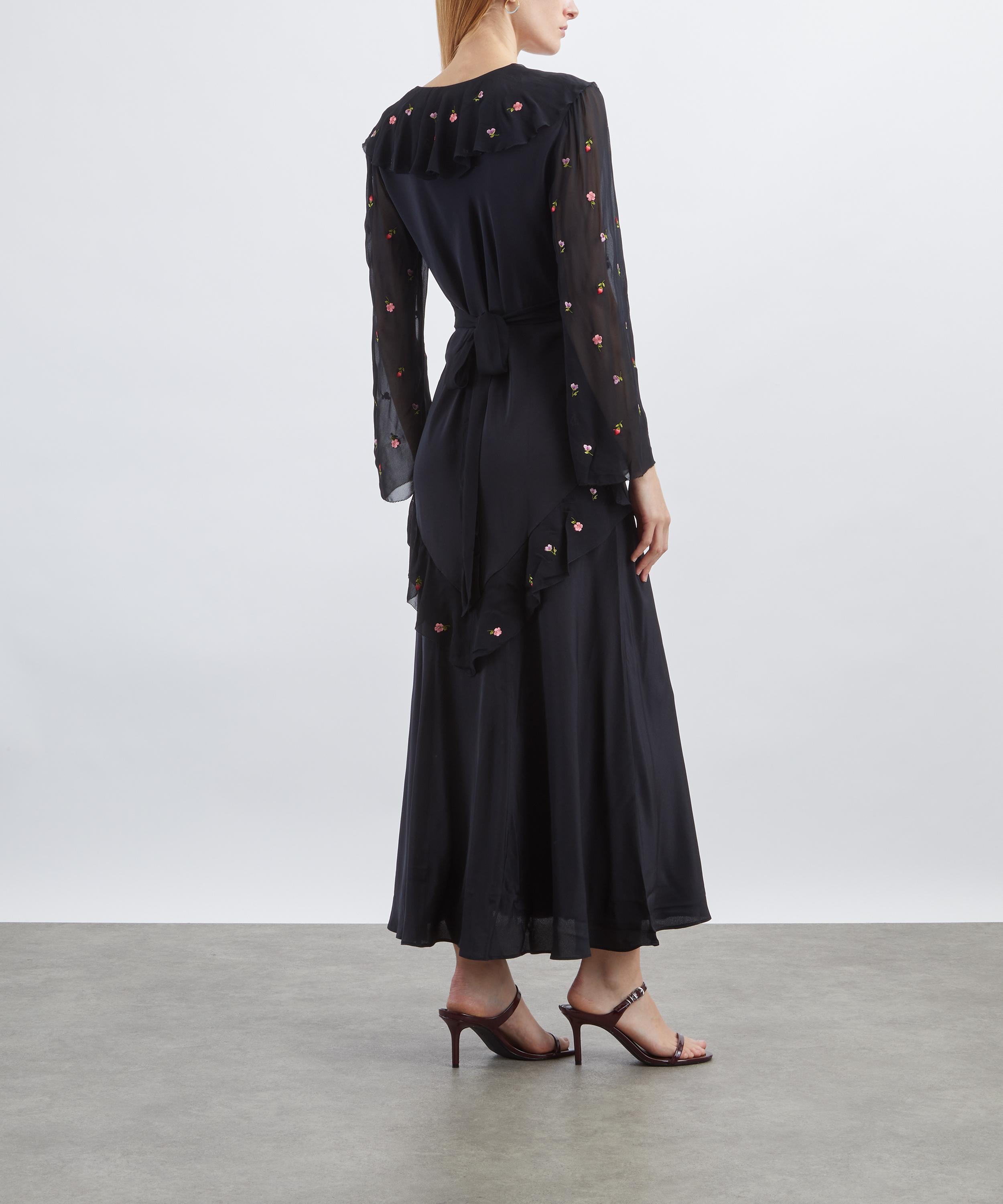 RIXO - Cedar Silk Dress  image number 3