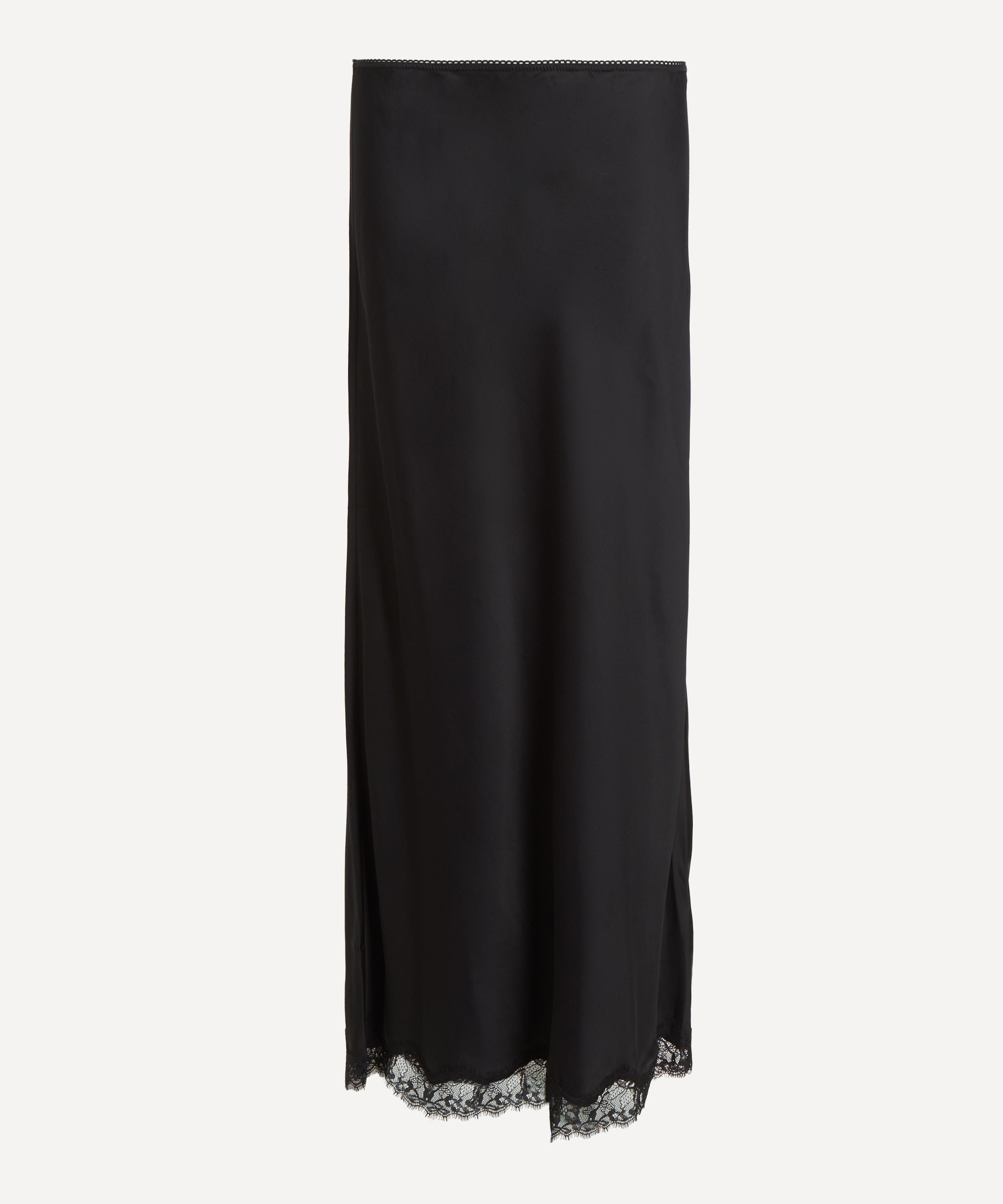 RIXO - Stassie Satin Midi Skirt image number 0