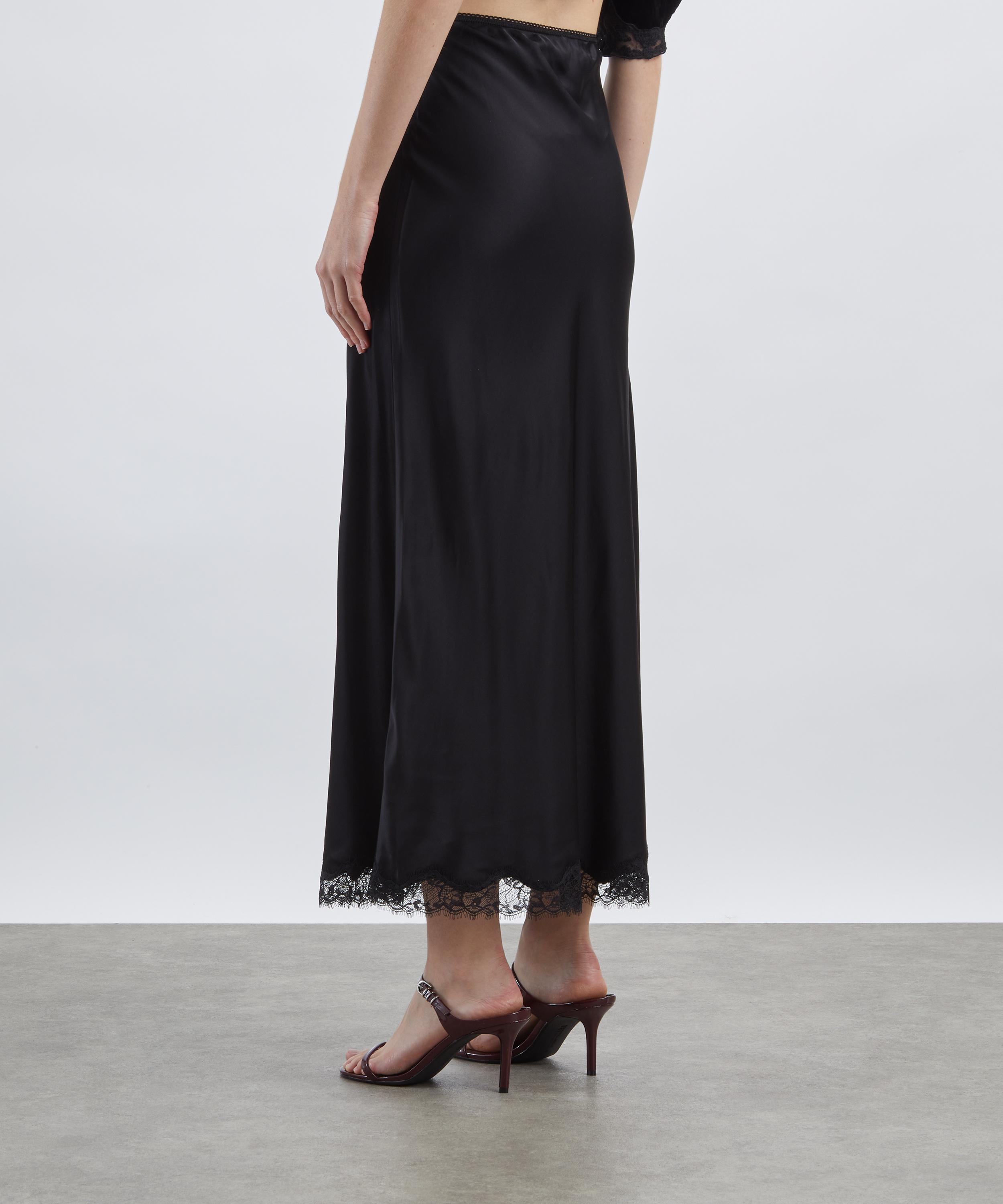 RIXO - Stassie Satin Midi Skirt image number 3