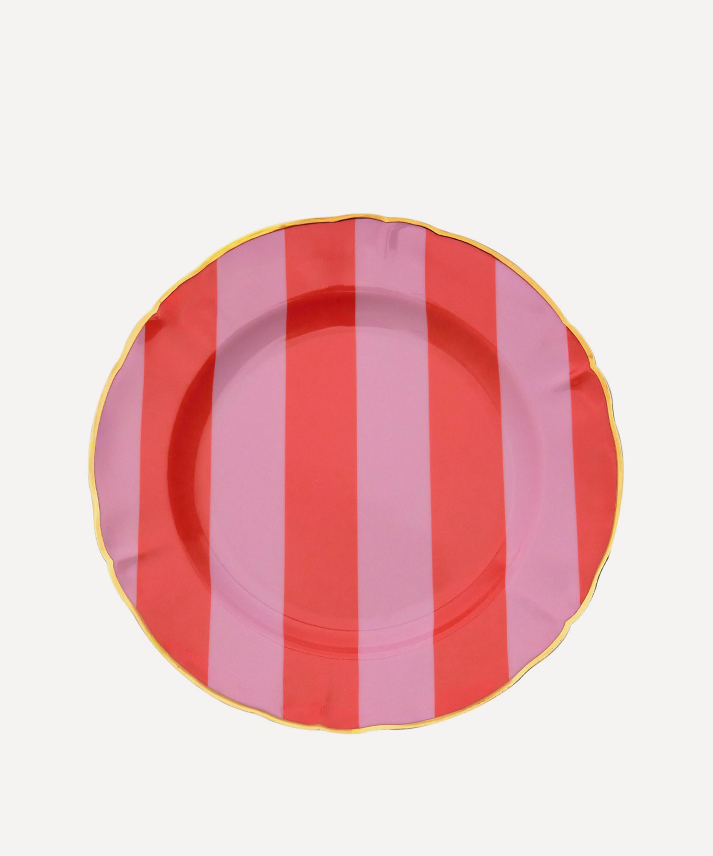 Bitossi - Striped Dessert Plate image number 0