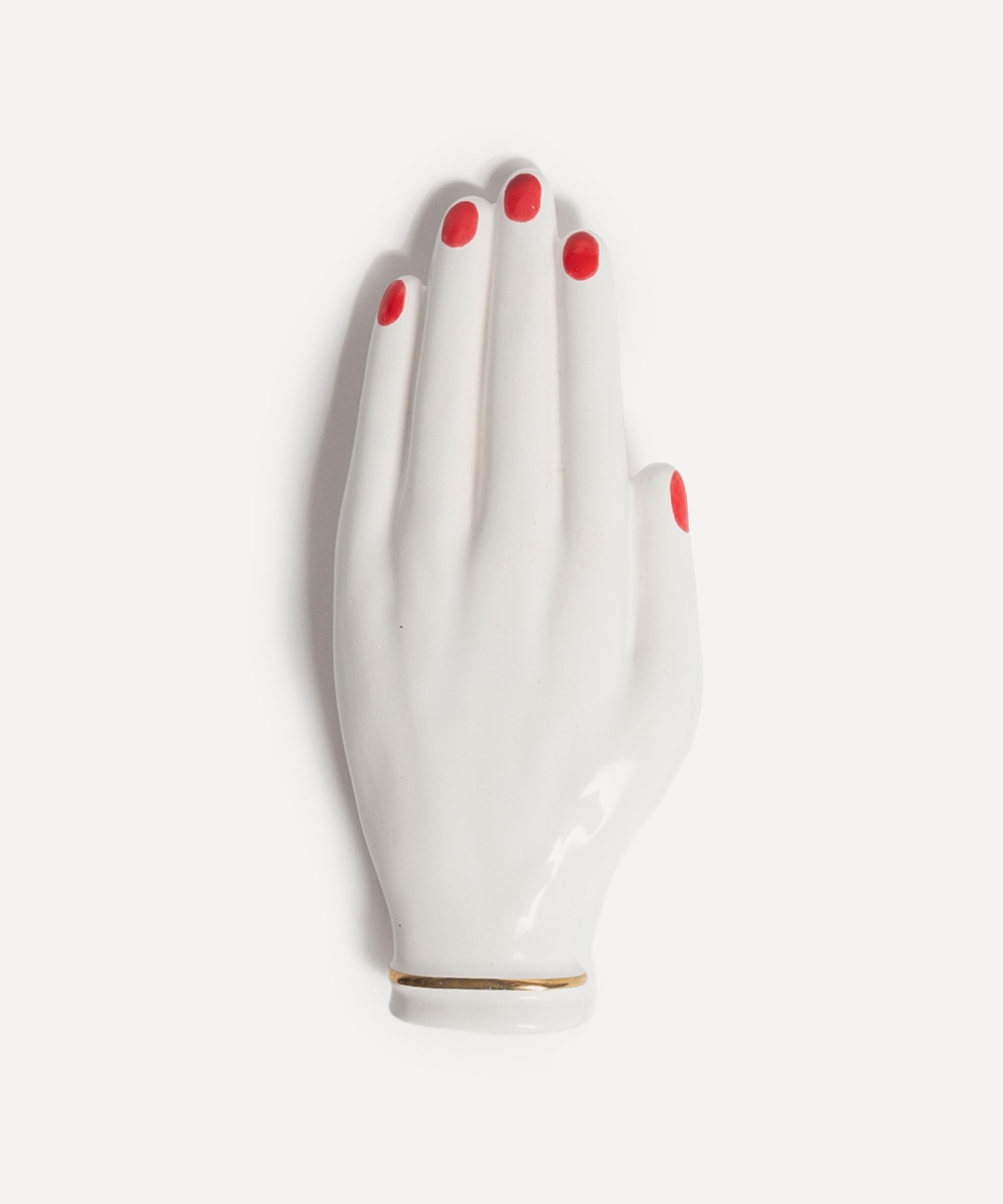 Bitossi - Hand in Hand Ceramic Trinket Tray image number 1
