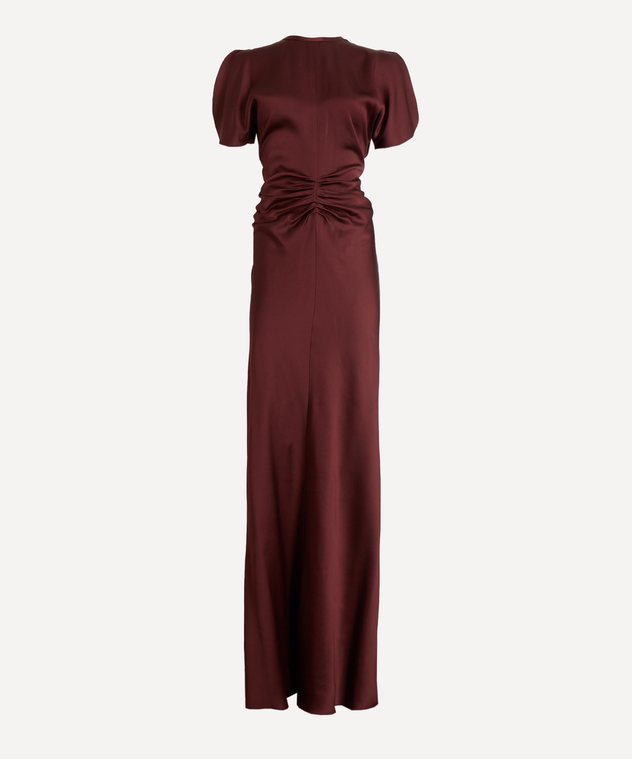 Victoria Beckham - Gathered Waist Midi Dress