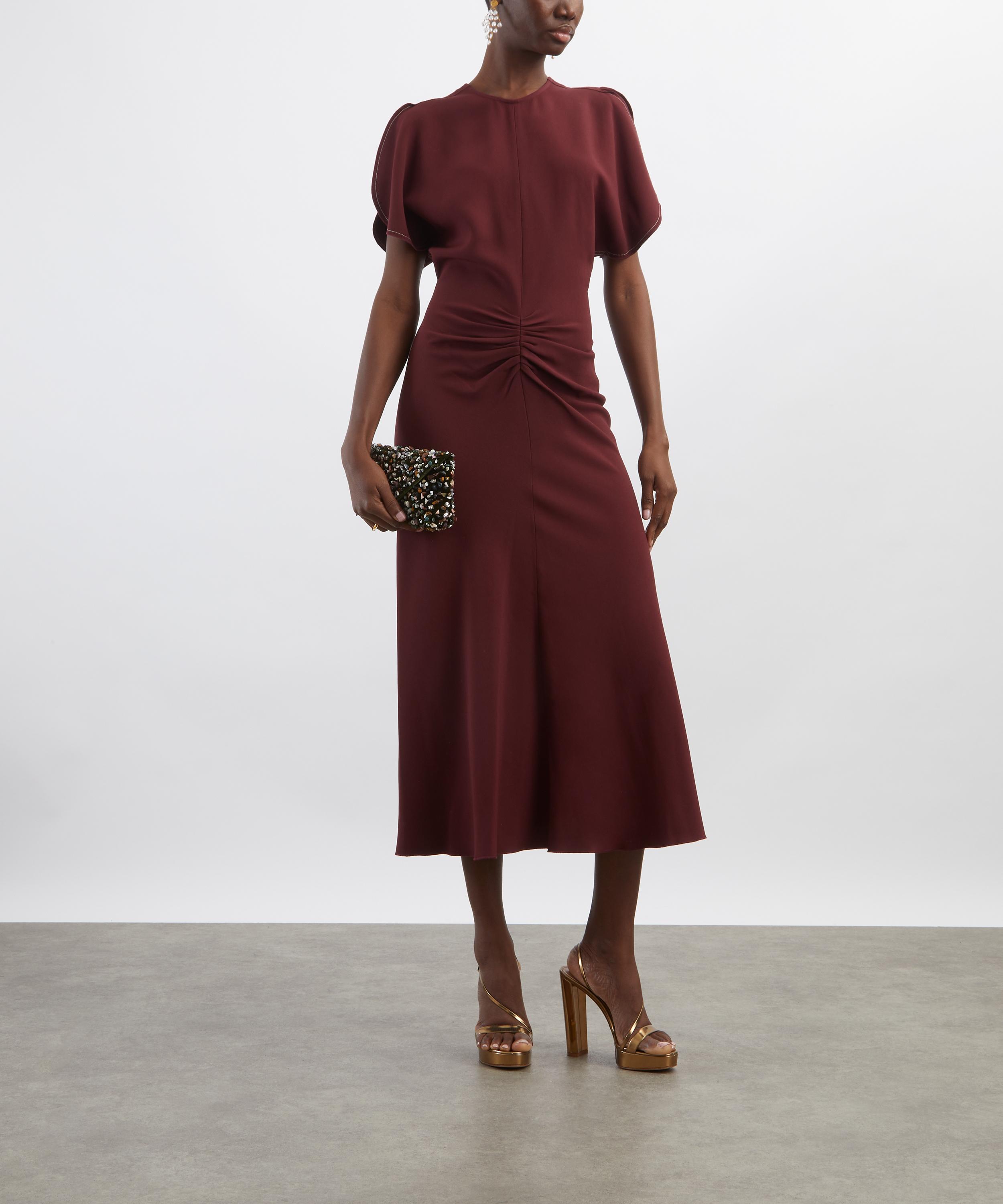 Victoria Beckham - Gathered Waist Midi Dress image number 1