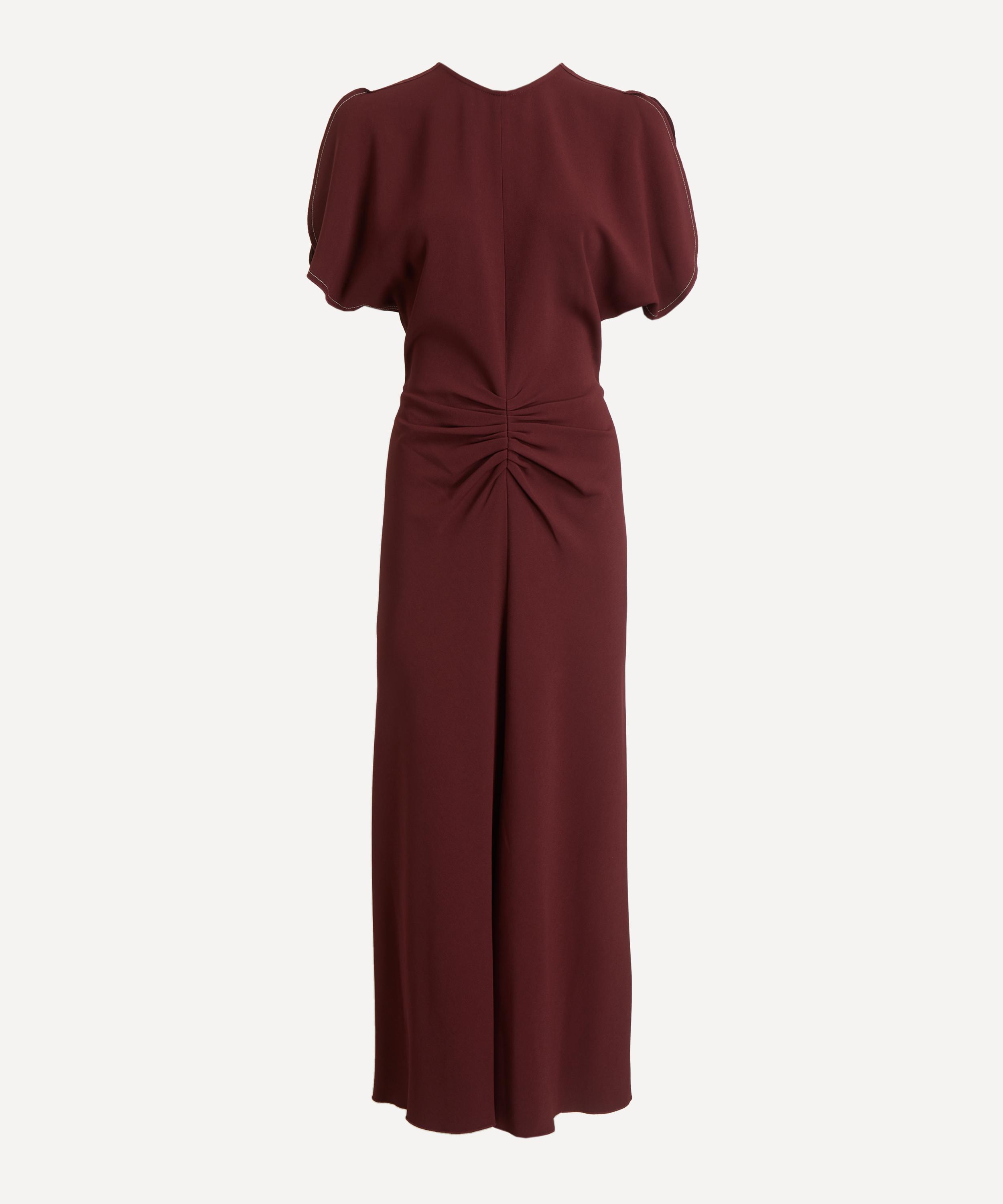 Victoria Beckham - Isabella Cinnabar Red Satin Gown