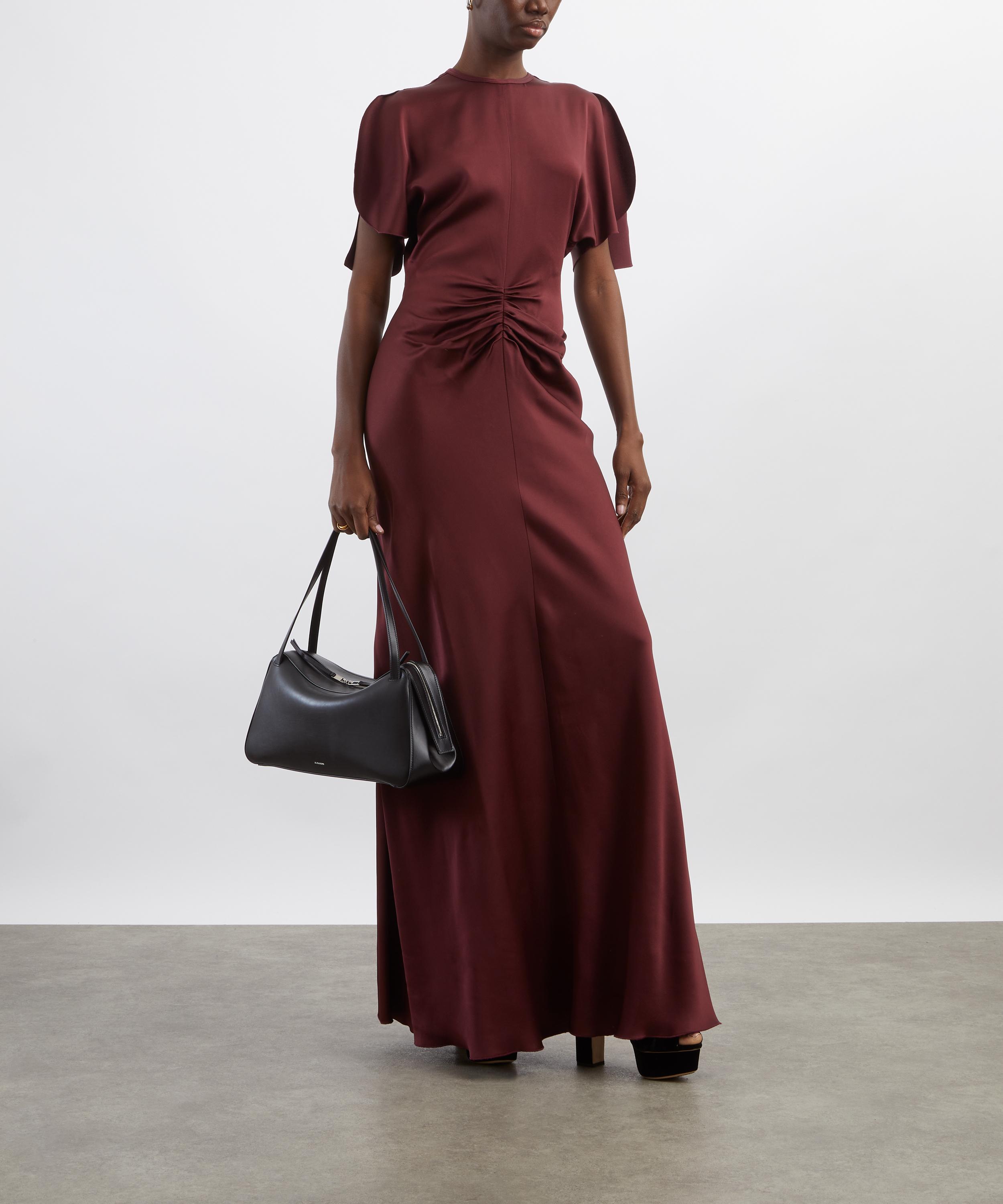 Victoria Beckham - Isabella Cinnabar Red Satin Gown image number 1