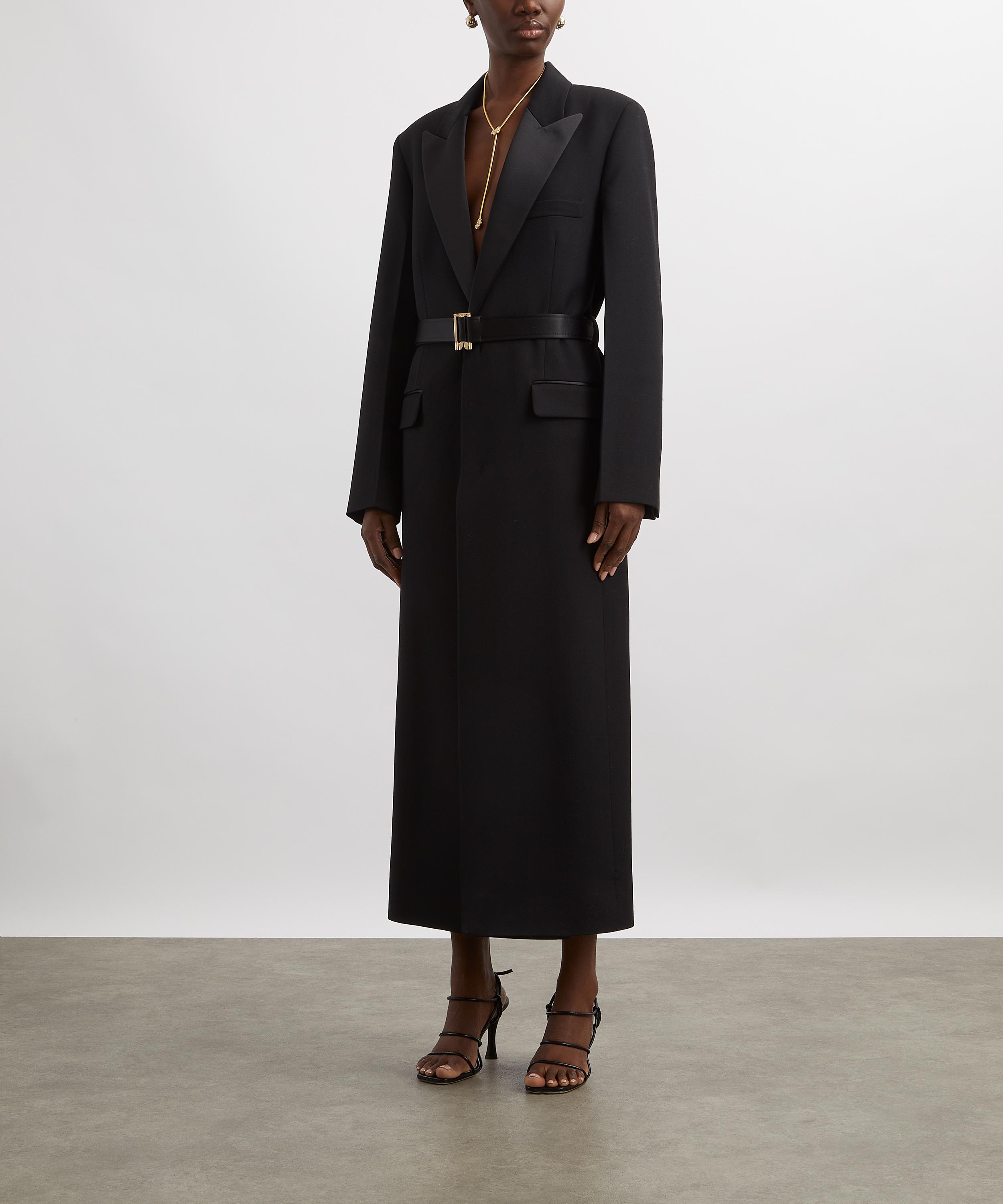 Victoria Beckham - Black Belted Tailored Coat image number 2