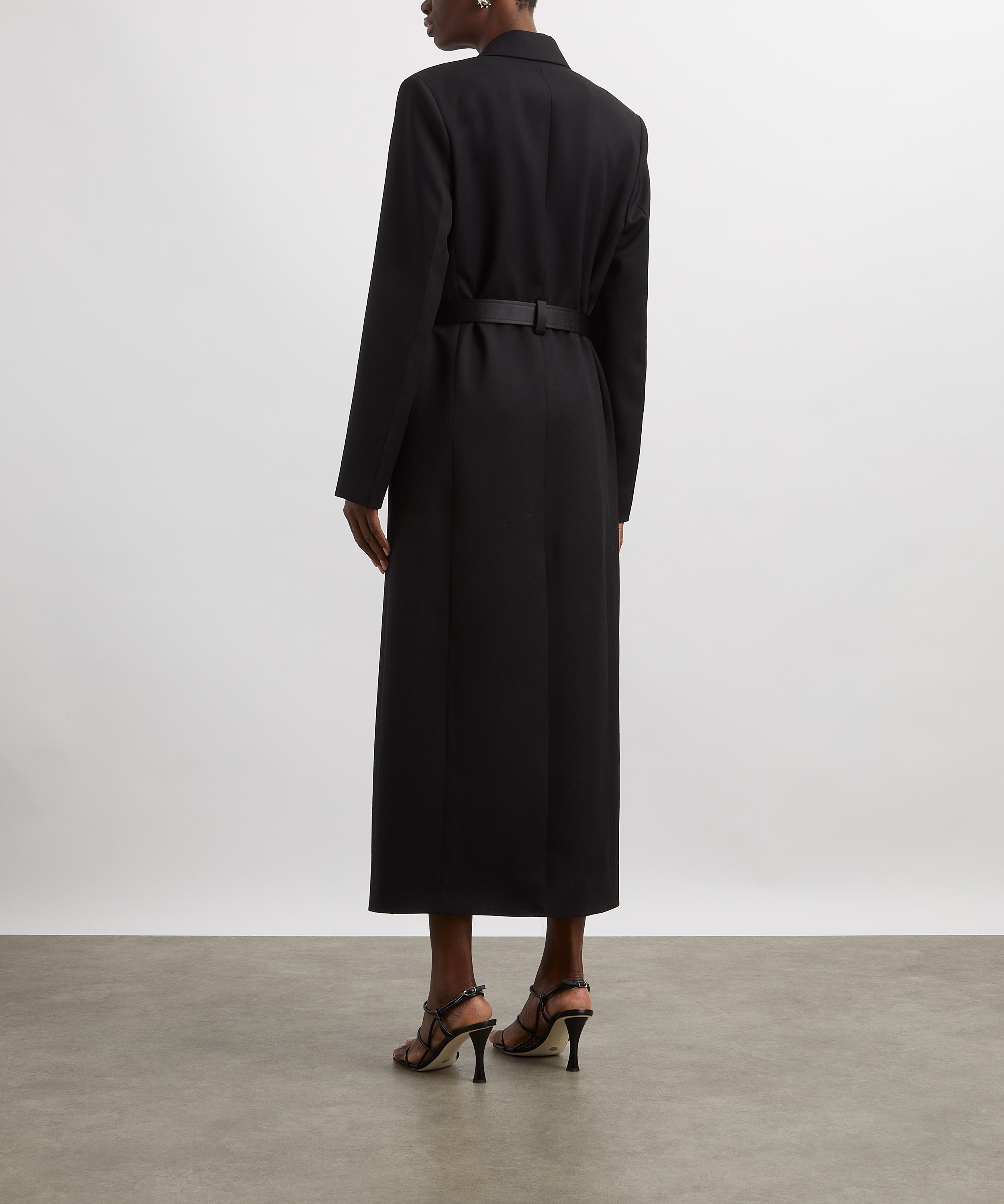 Victoria Beckham - Black Belted Tailored Coat image number 3