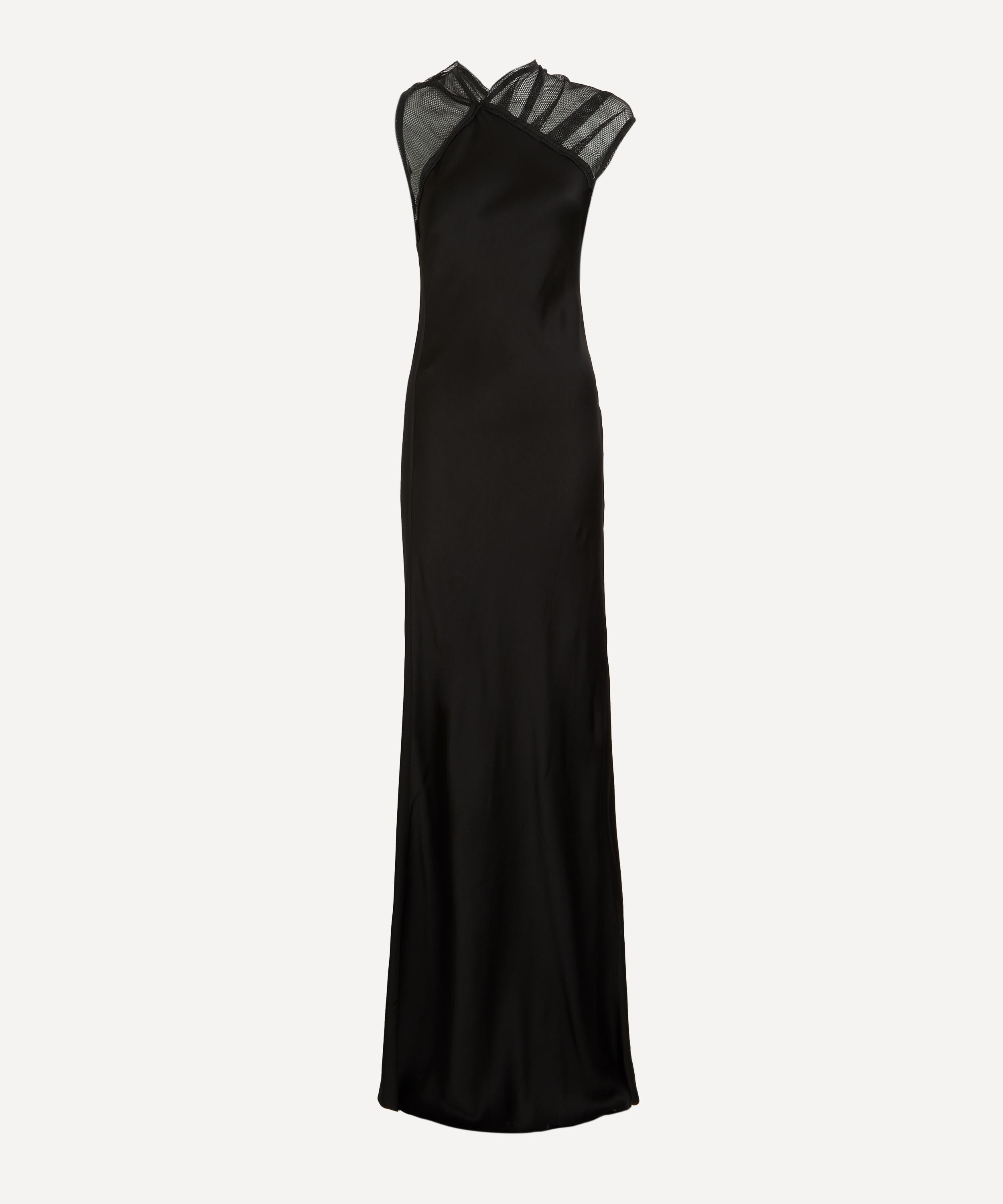 Victoria Beckham - Black Mesh Gown