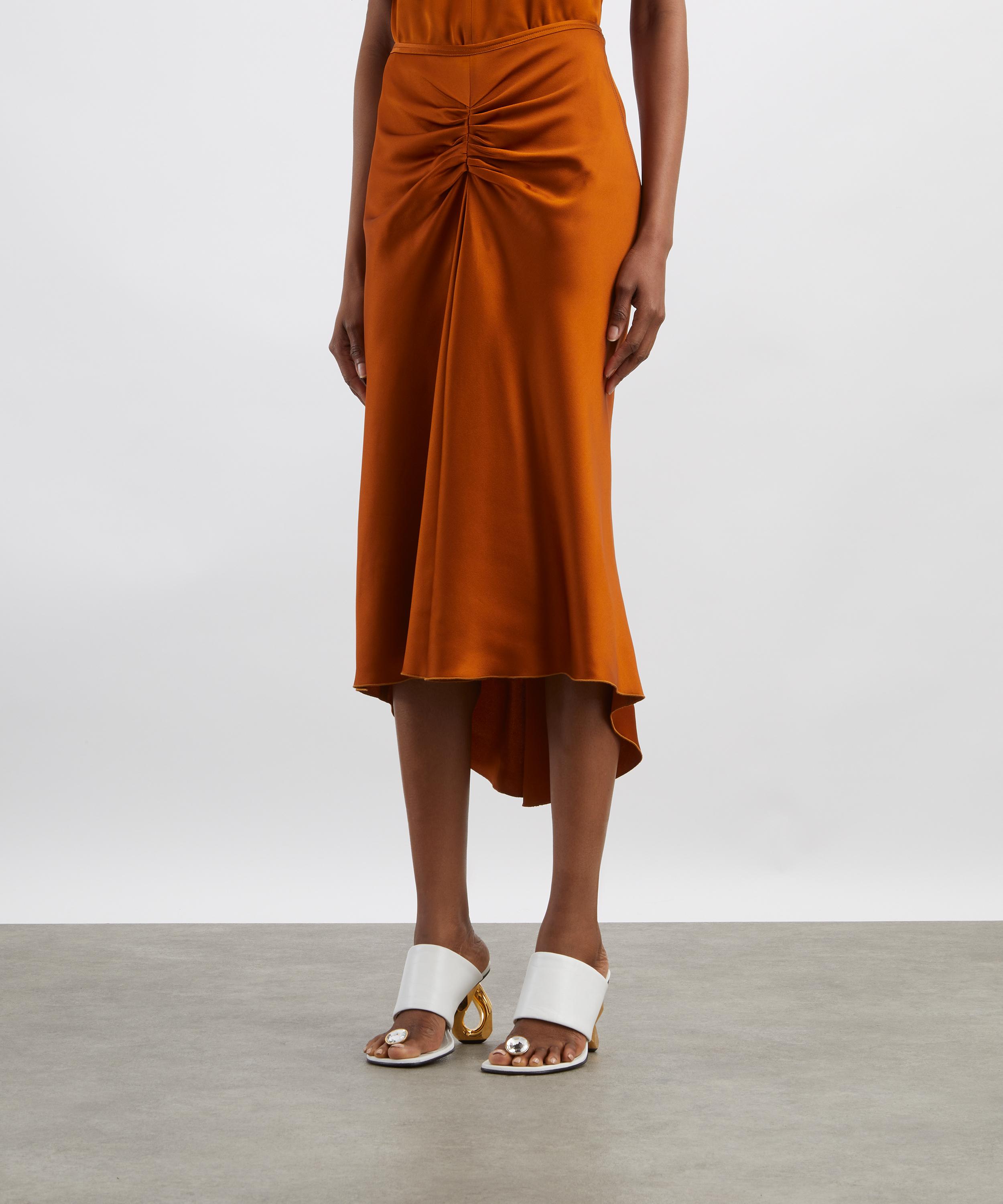 Victoria Beckham - Bella Gathered Waist Midi Skirt image number 2