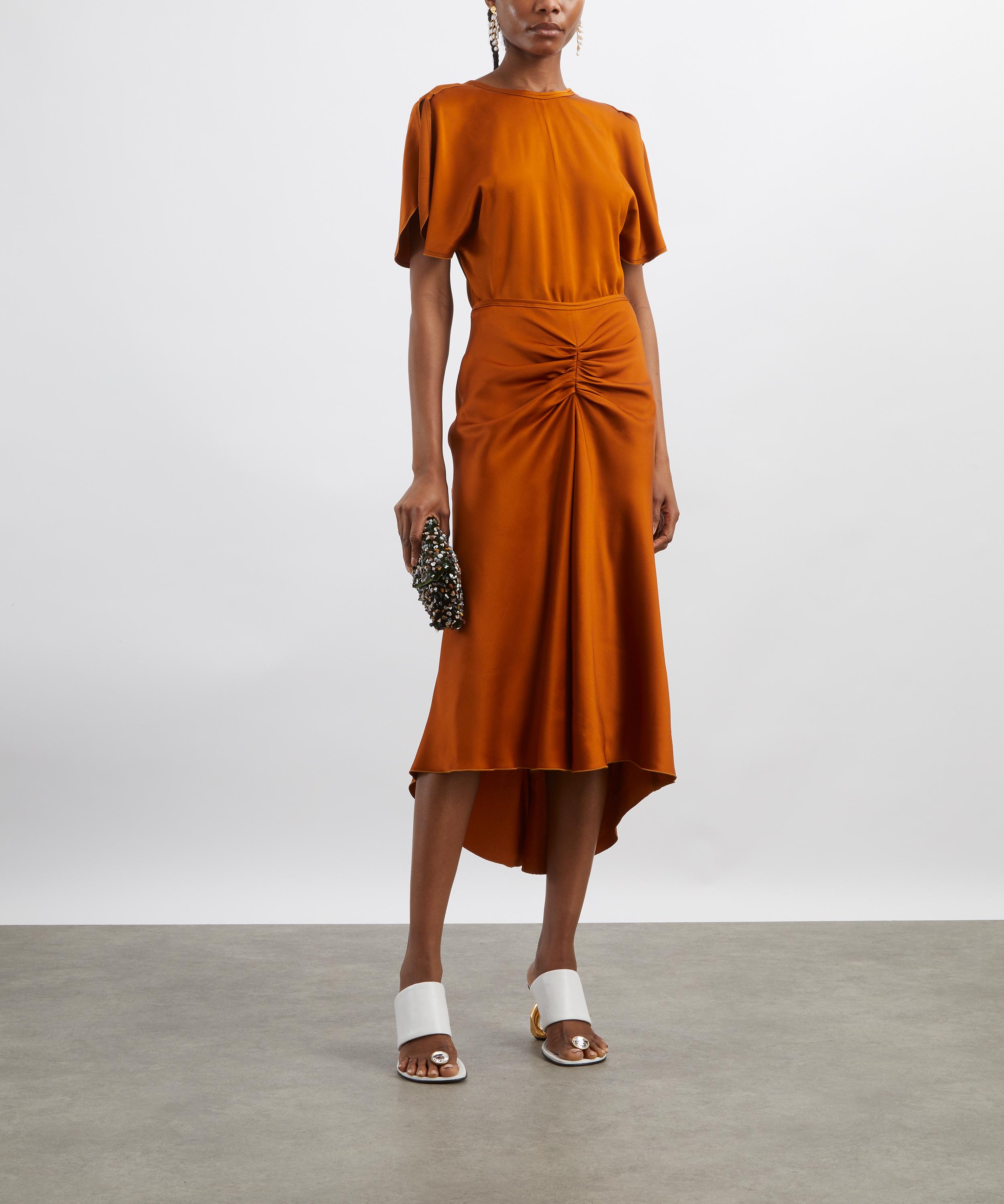 Victoria Beckham - Bella Draped Satin Blouse image number 1