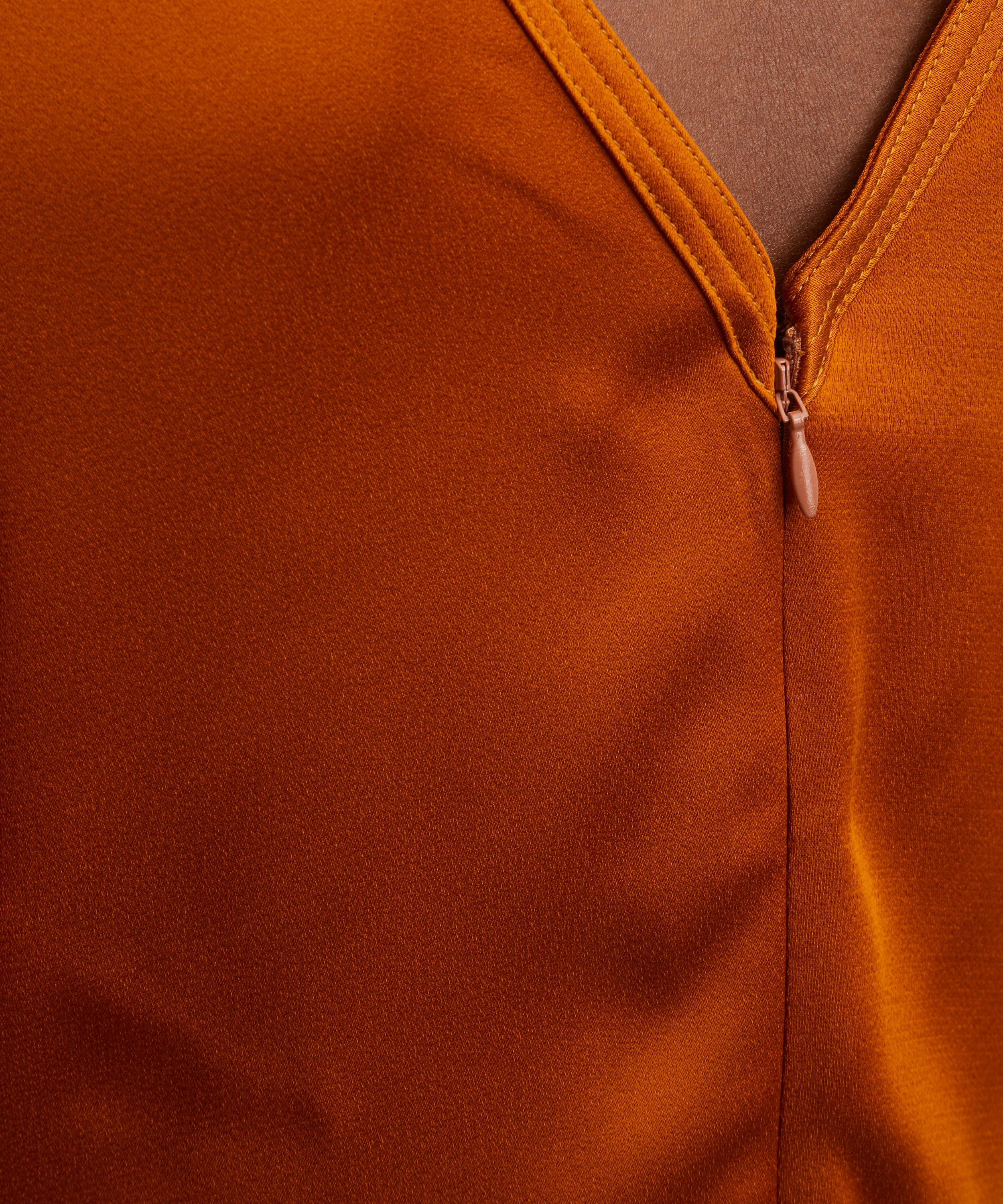 Victoria Beckham - Bella Draped Satin Blouse image number 4