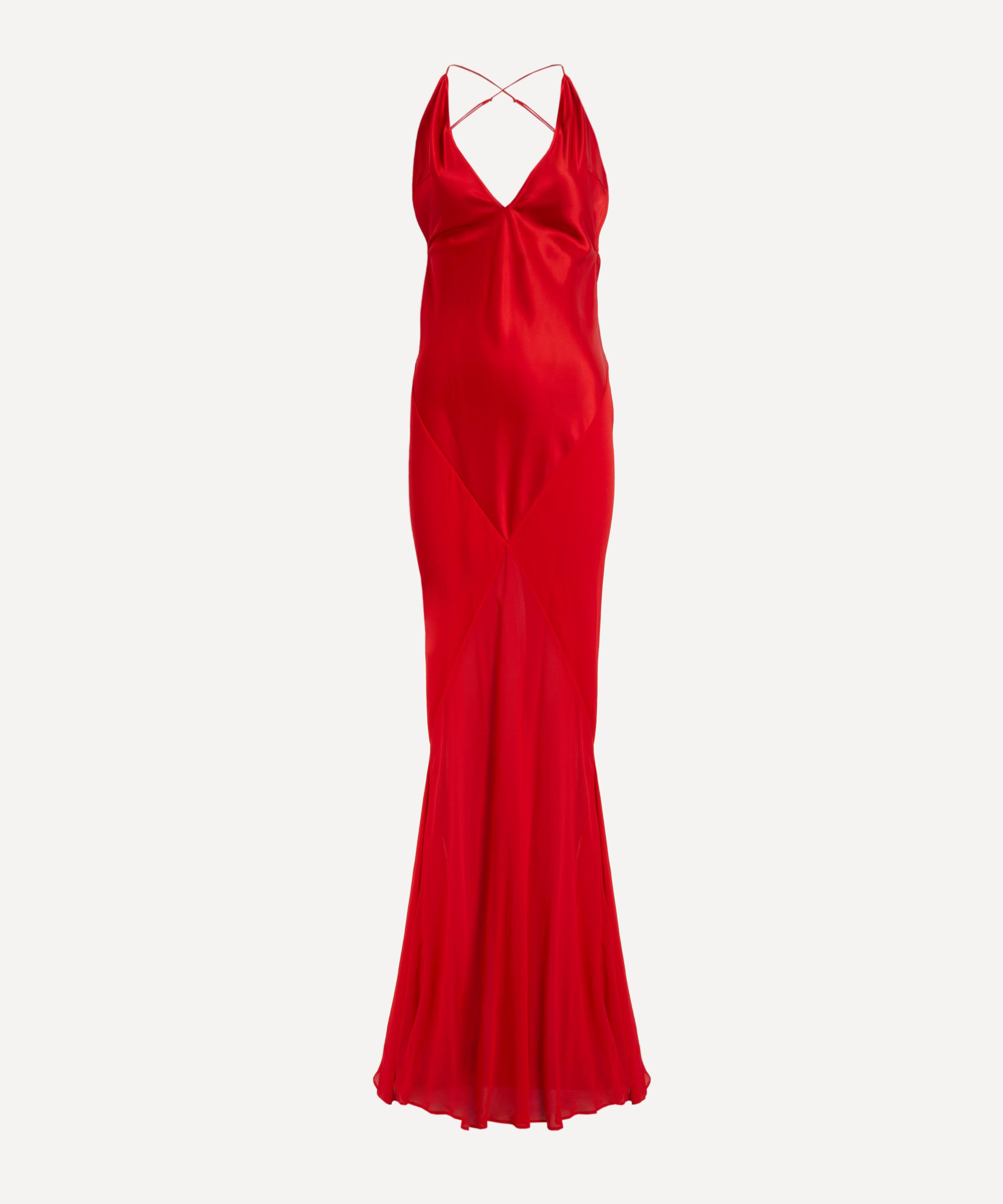 Rat & Boa - Red Lotus Slip Dress image number 0