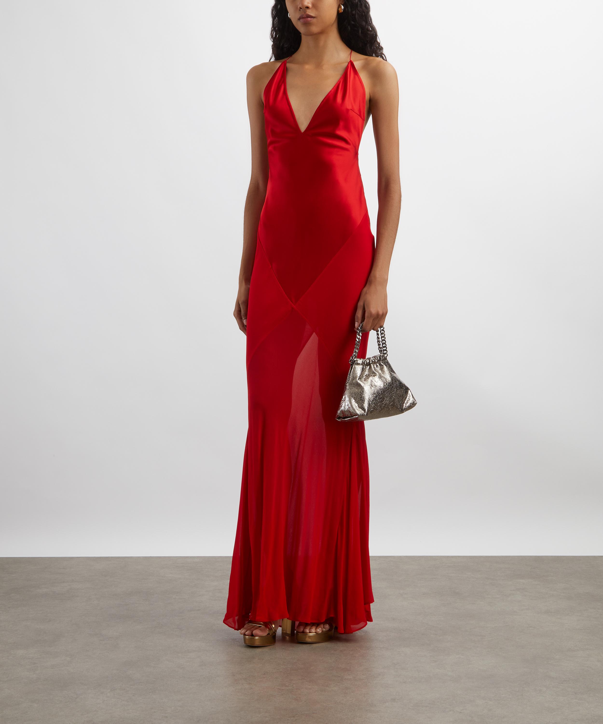 Rat & Boa - Red Lotus Slip Dress image number 1