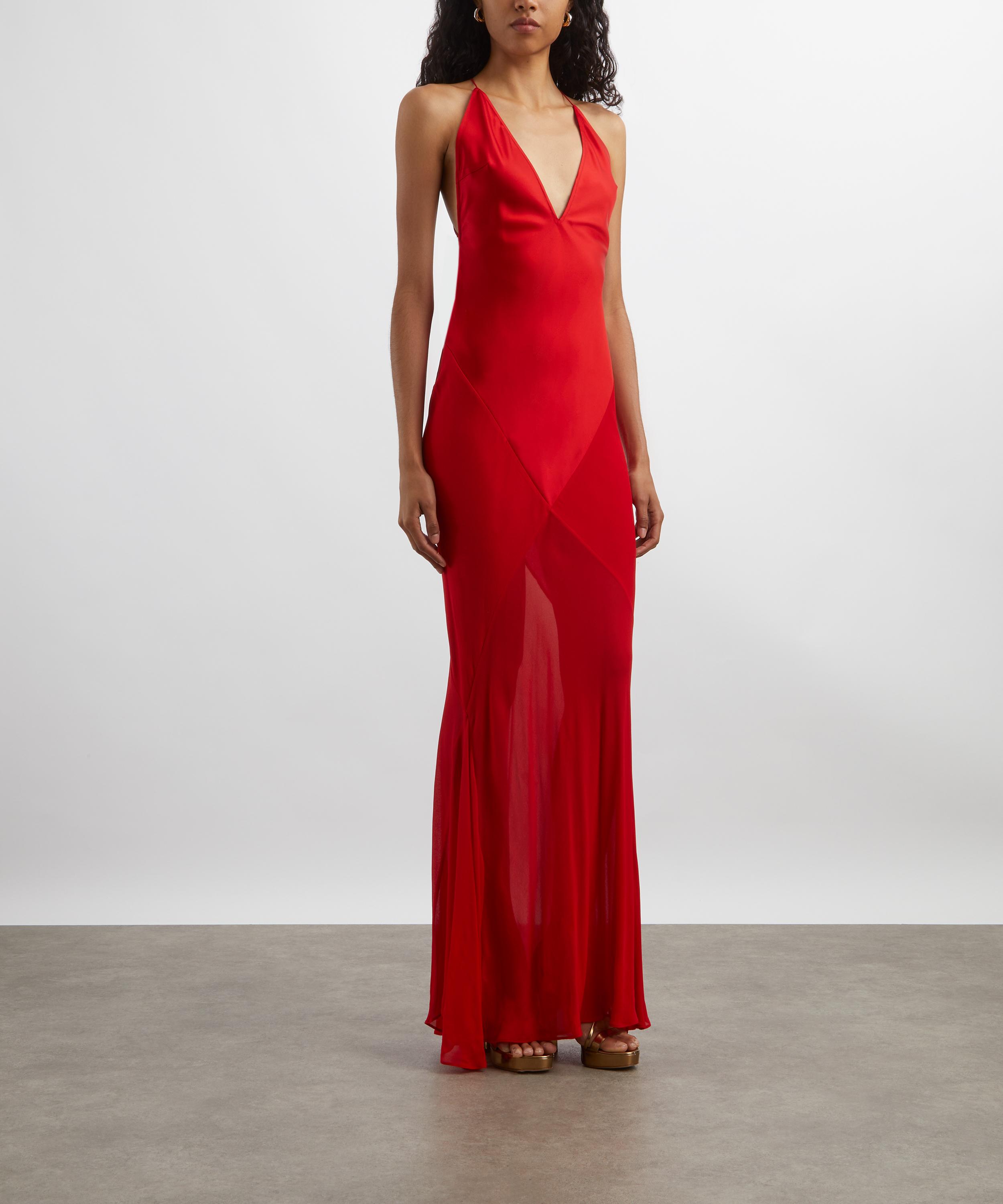 Rat & Boa - Red Lotus Slip Dress image number 2