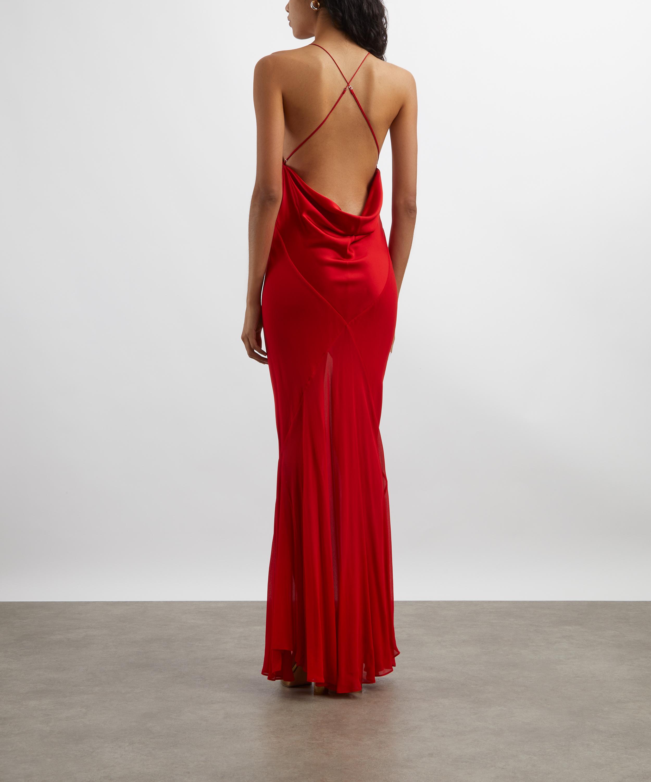 Rat & Boa - Red Lotus Slip Dress image number 3