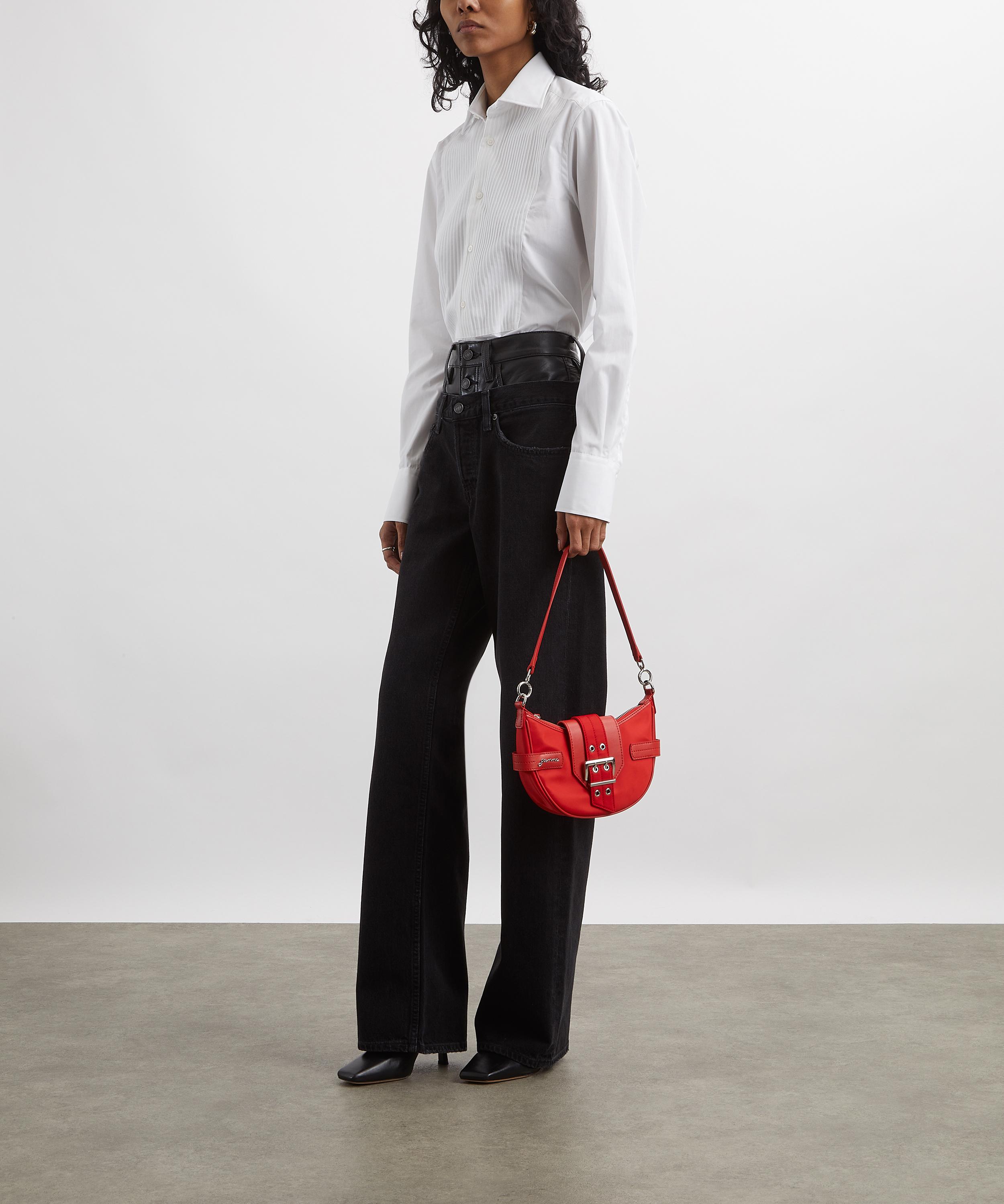 AGOLDE - Elson Double-Layered High-Rise Wide-Leg Jeans image number 1