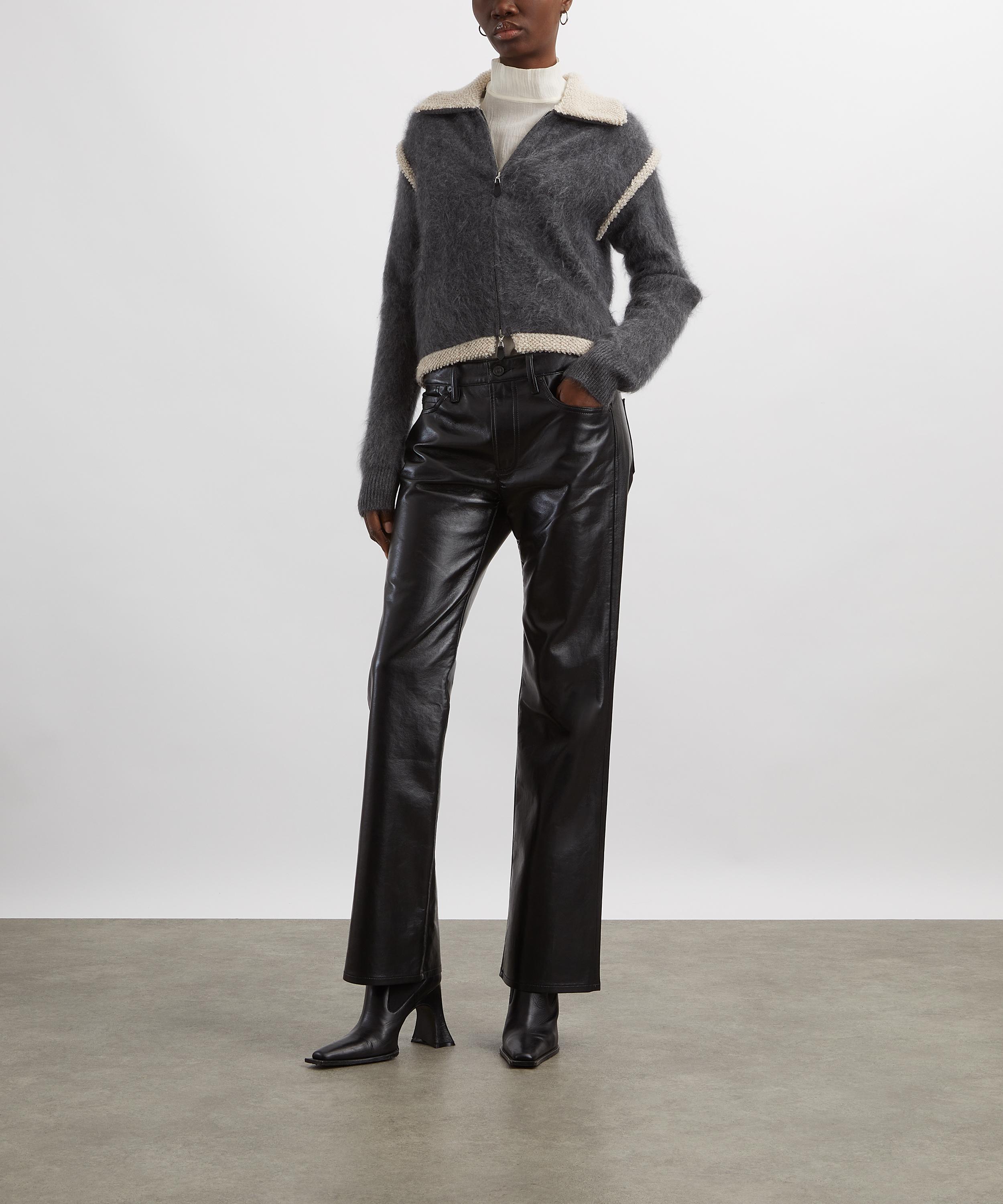 Citizens of Humanity - Genova Leather Low-Rise Boot Trousers image number 1